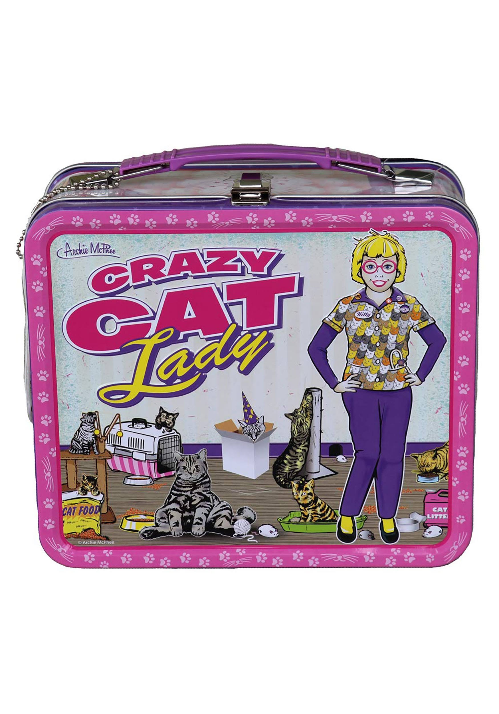 Accoutrements Crazy Cat Lady Lunchbox