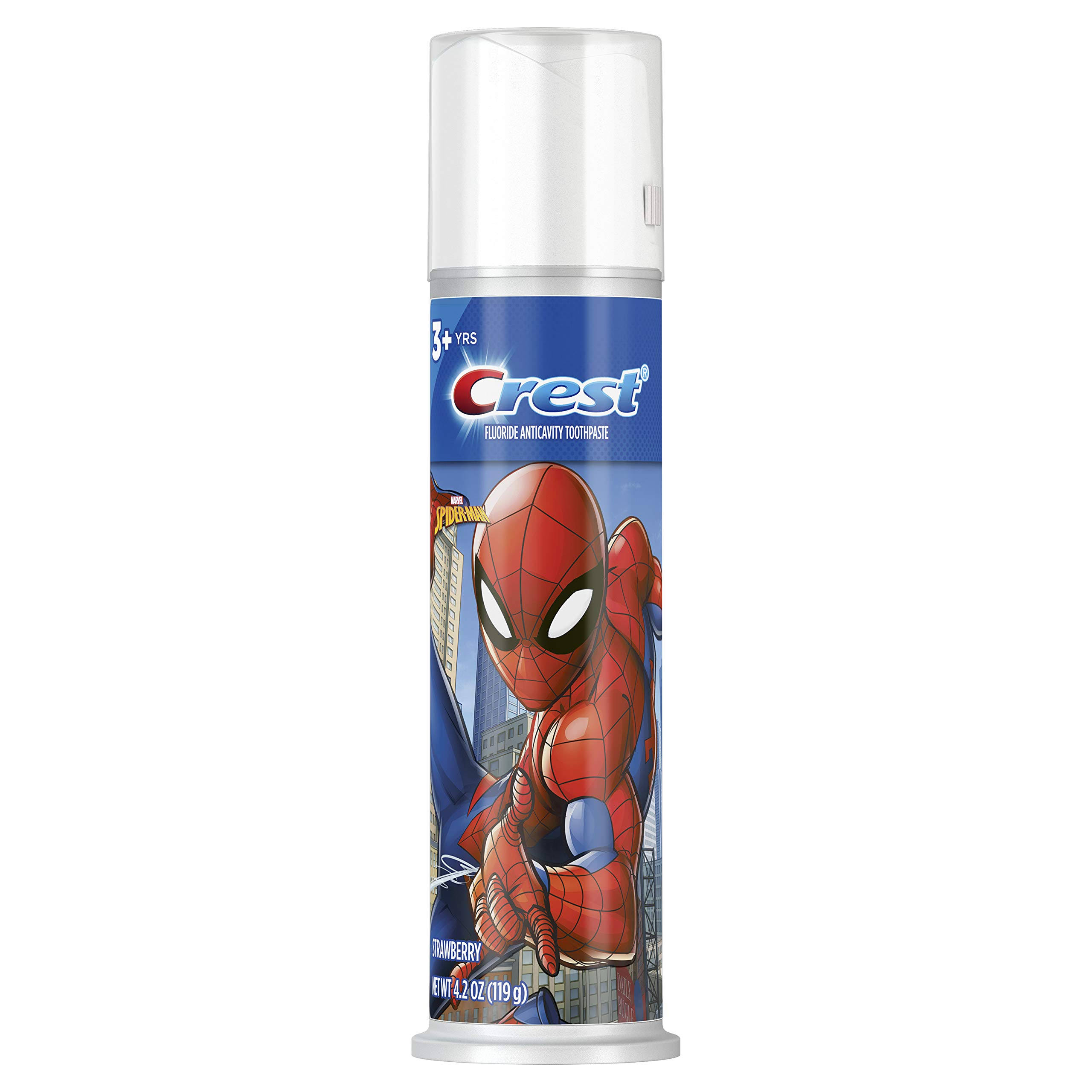 Crest Toothpaste, Fluoride, Anticavity, Strawberry, Spider-Man - 4.2 oz