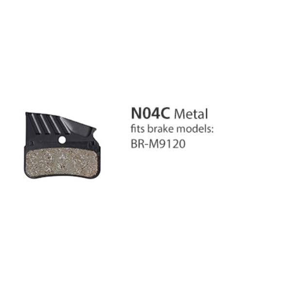 Shimano N04c Finned Metal Disc Brake Pad Set