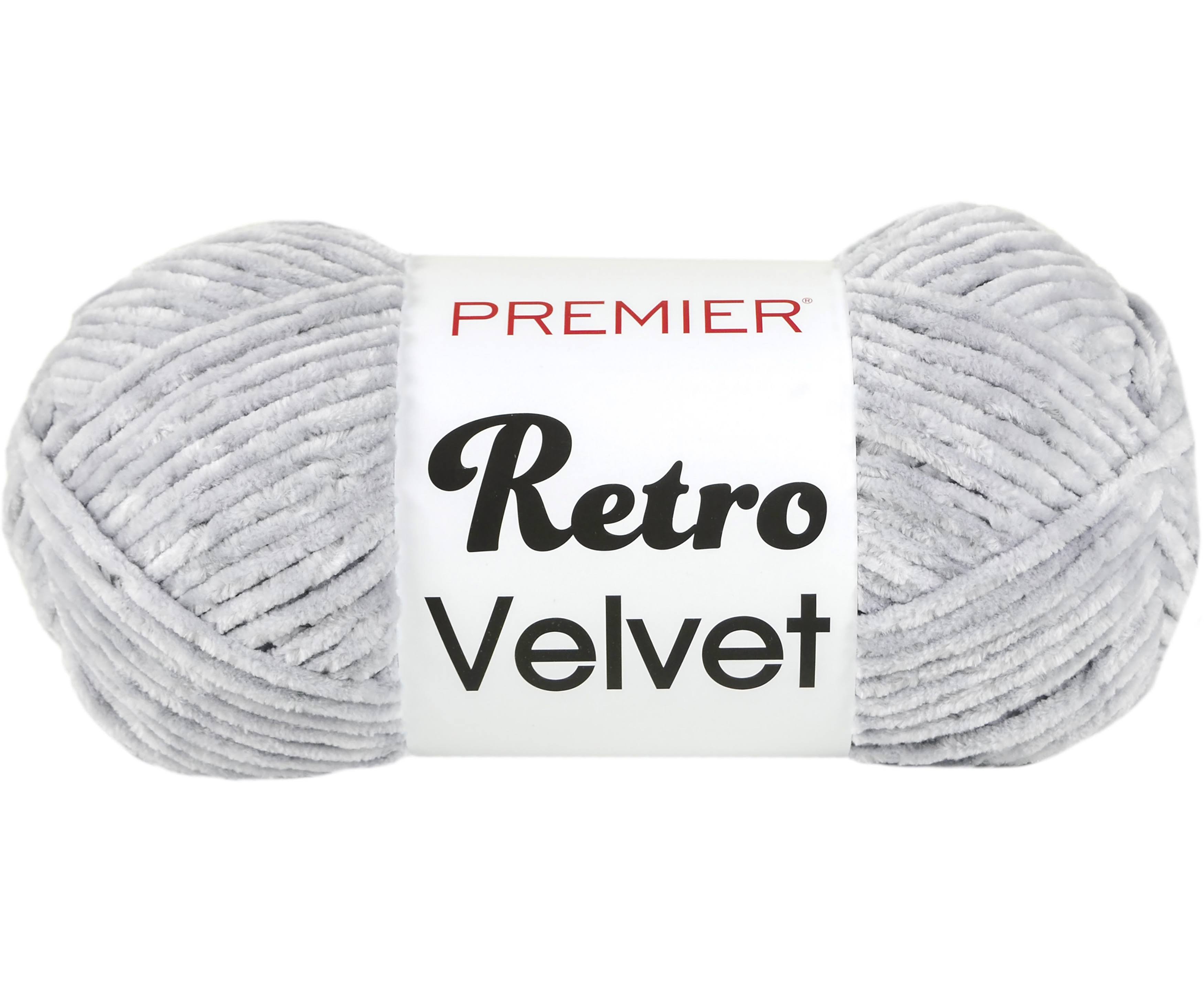 Premier Yarns 1088-03 Retro Velvet-light Grey