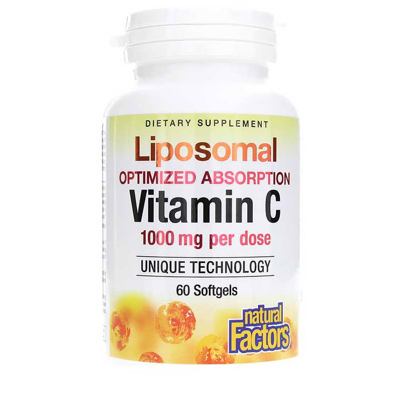 Natural Factors, Liposomal Vitamin C, 500 mg, 60 Softgels