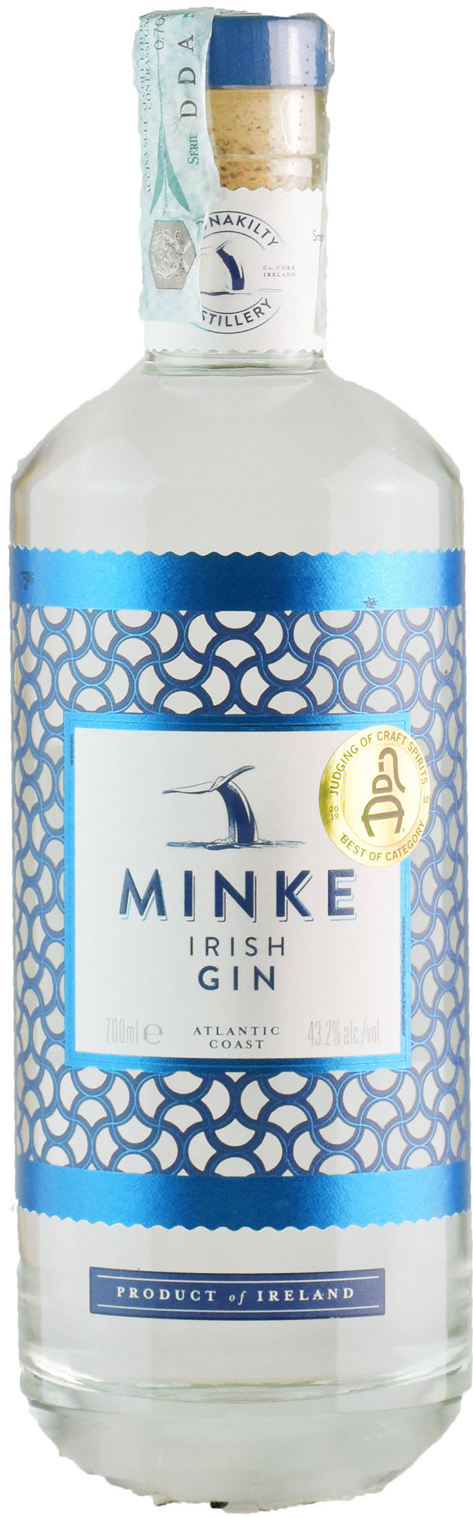 Minke Irish Gin 43,2% Vol. 0,7L