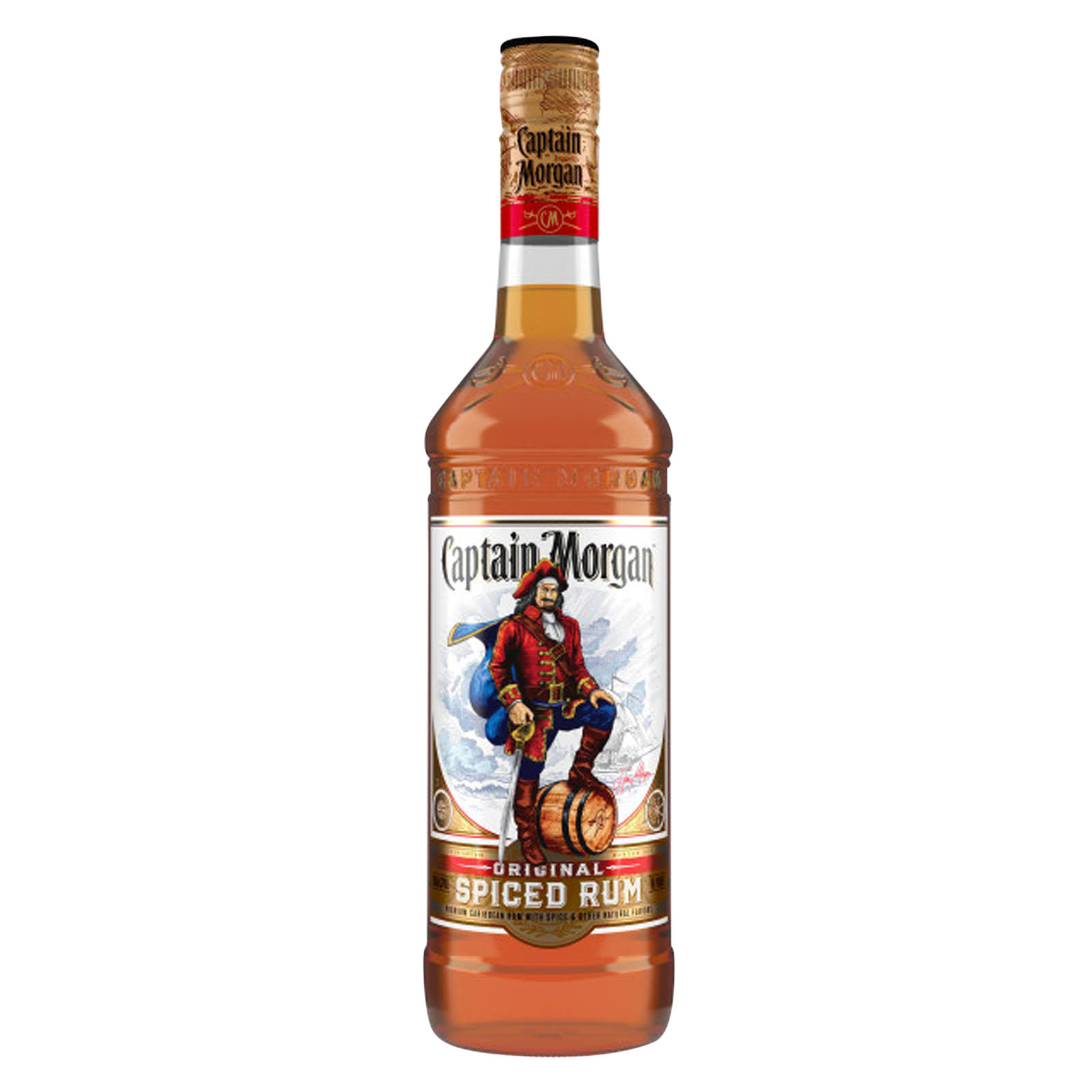 Captain Morgan Rum, Spiced, Original - 750 ml