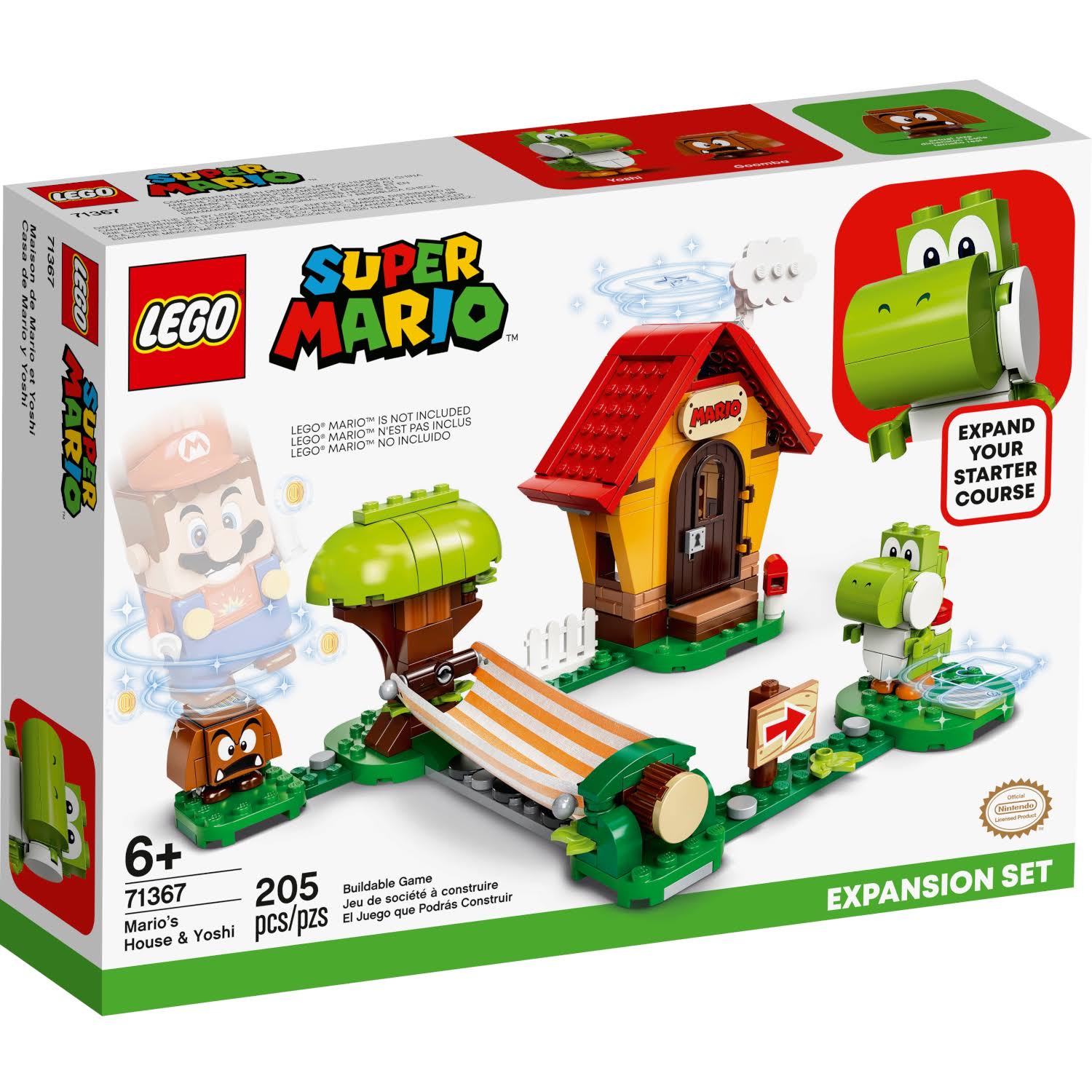 LEGO - 71367 | Super Mario: Mario's House & Yoshi Expansion Set