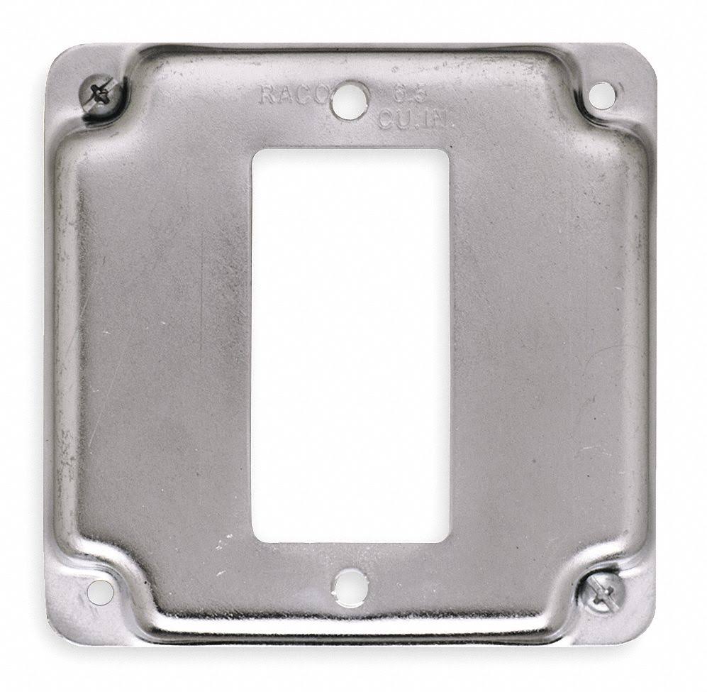Raco 808C GFCI Steel Switch Cover - 4"