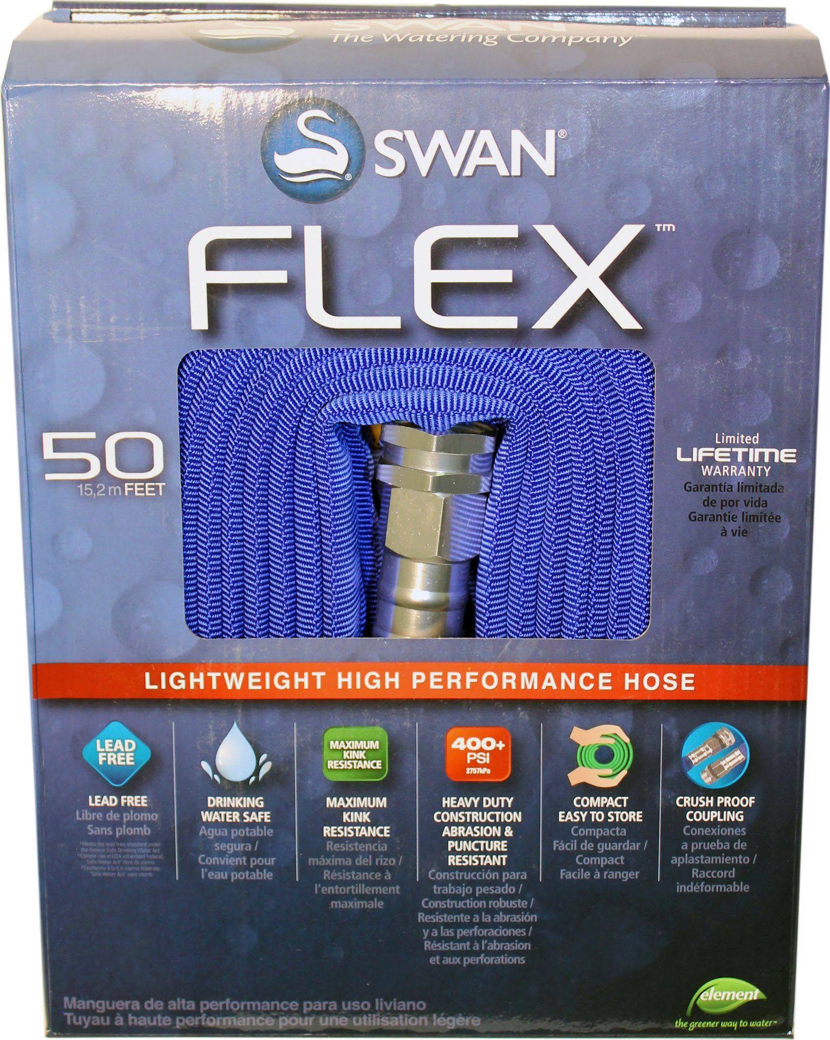 Swan Ultralite Flex Hose - 50'x1/2"
