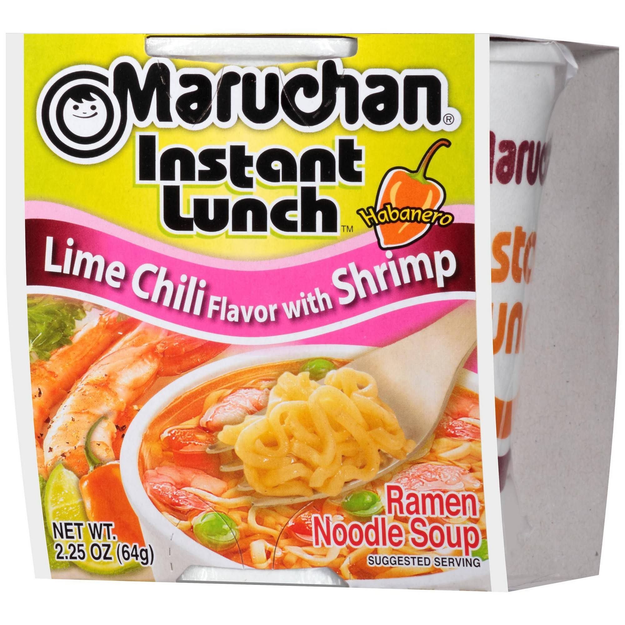 Maruchan Instant Lunch - Lime Chili Flavor With Shrimp, 2.25oz