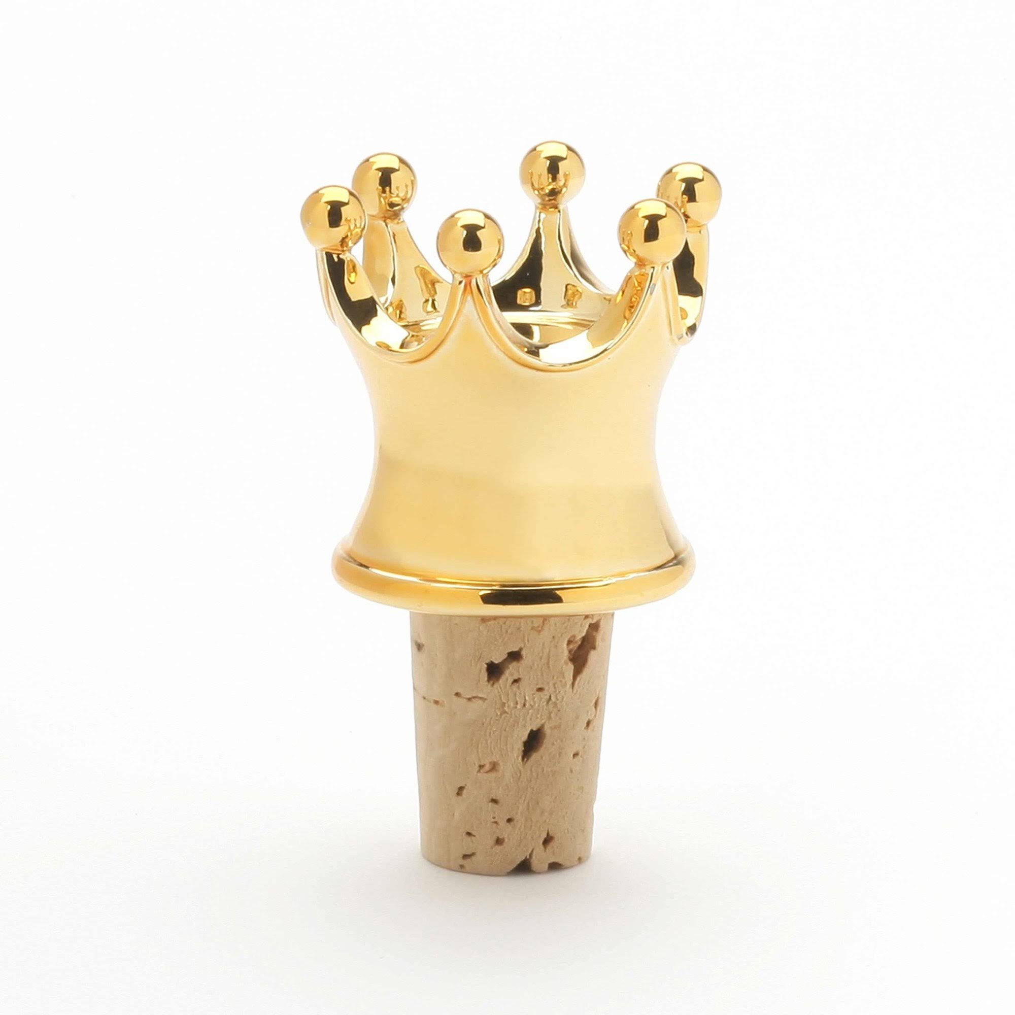 Gold Crown Bottle Stopper