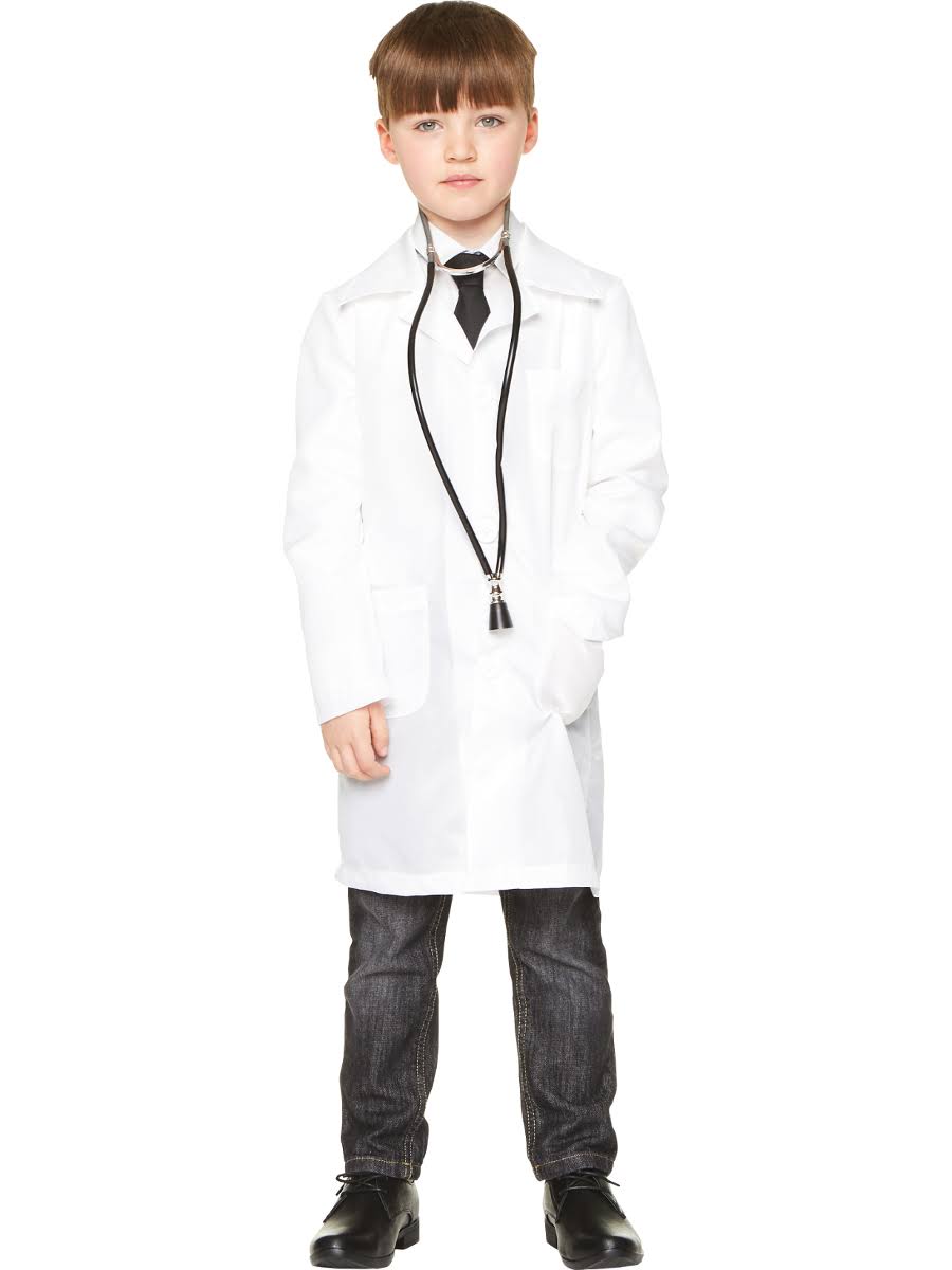 Doctor Lab Coat Kid's Costume Medium 5-6