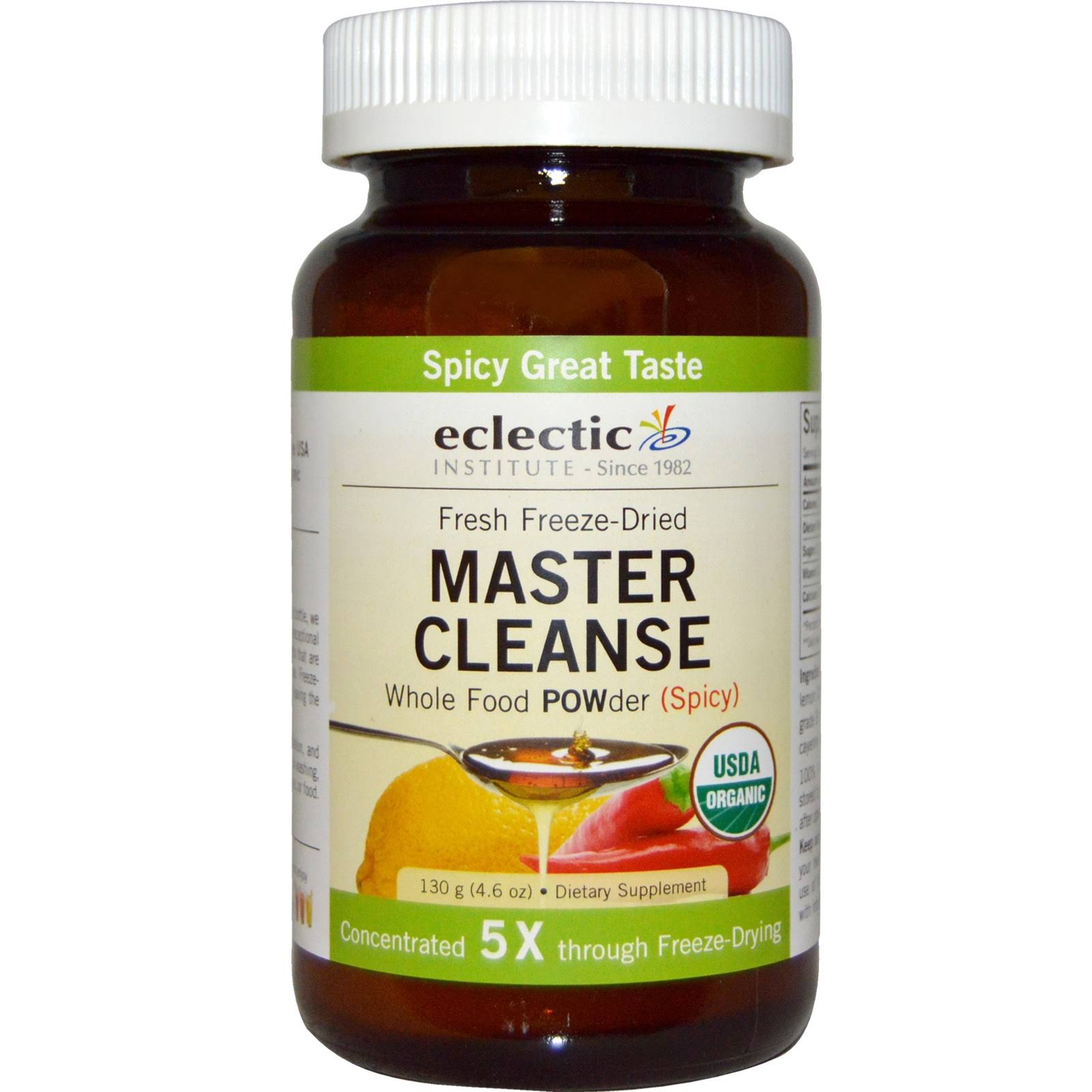 Eclectic Institute Master Cleanse Whole Food Powder Supplement - 130g