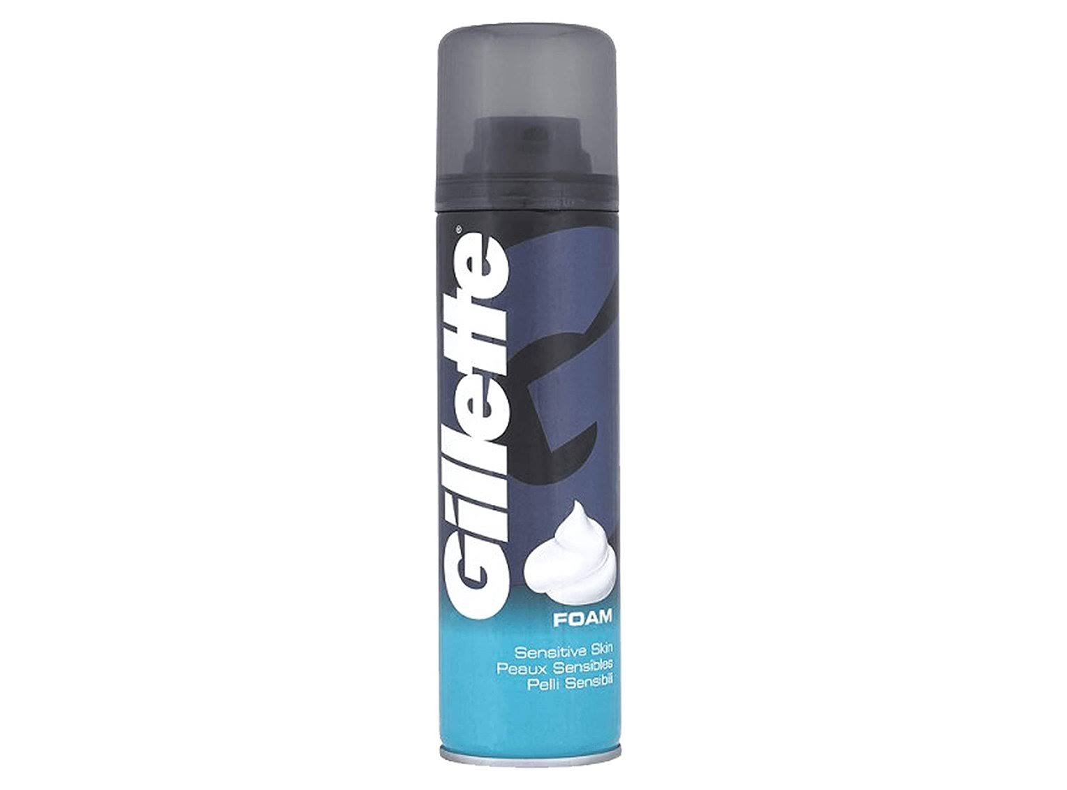 Gillette Classic Men's Shaving Foam - Sensitive, 200ml