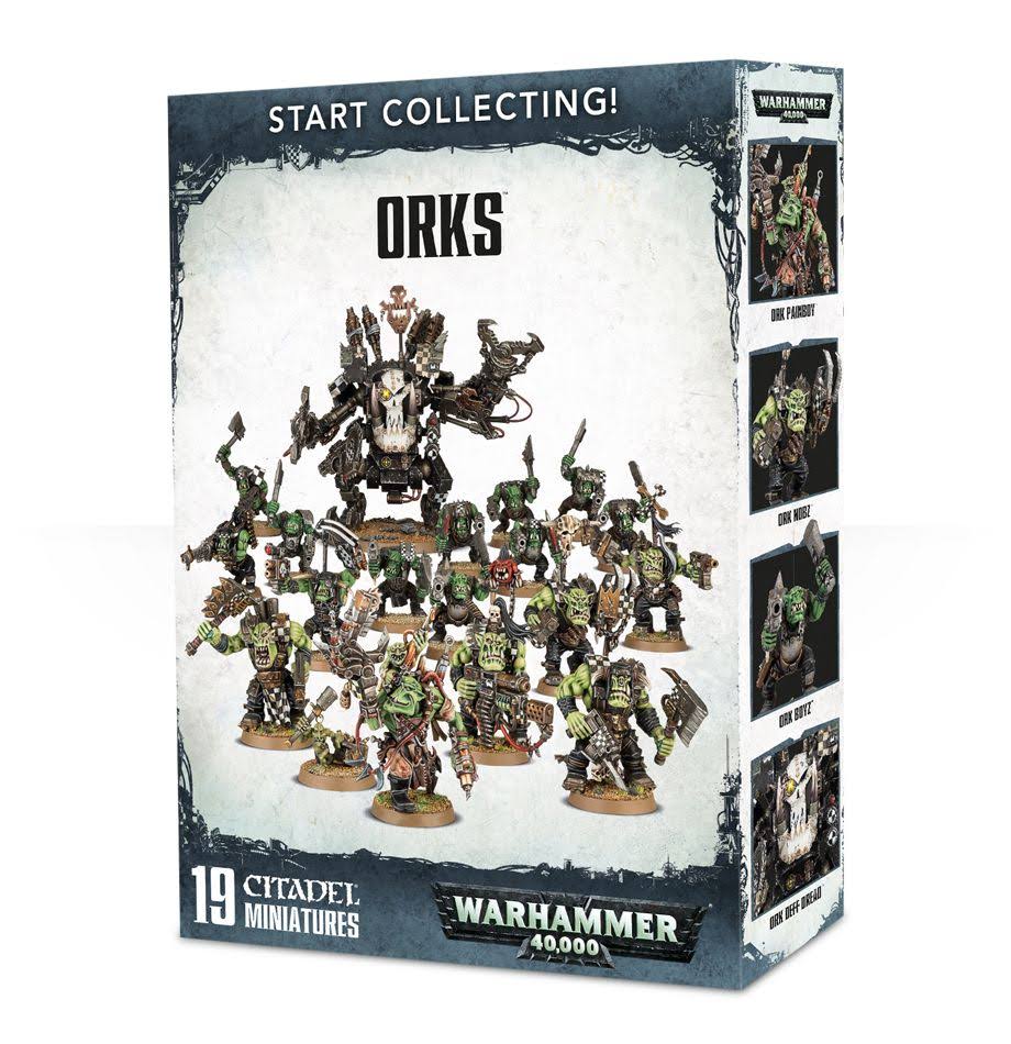 Warhammer 40,000 Orks Start Collecting Miniatures Set
