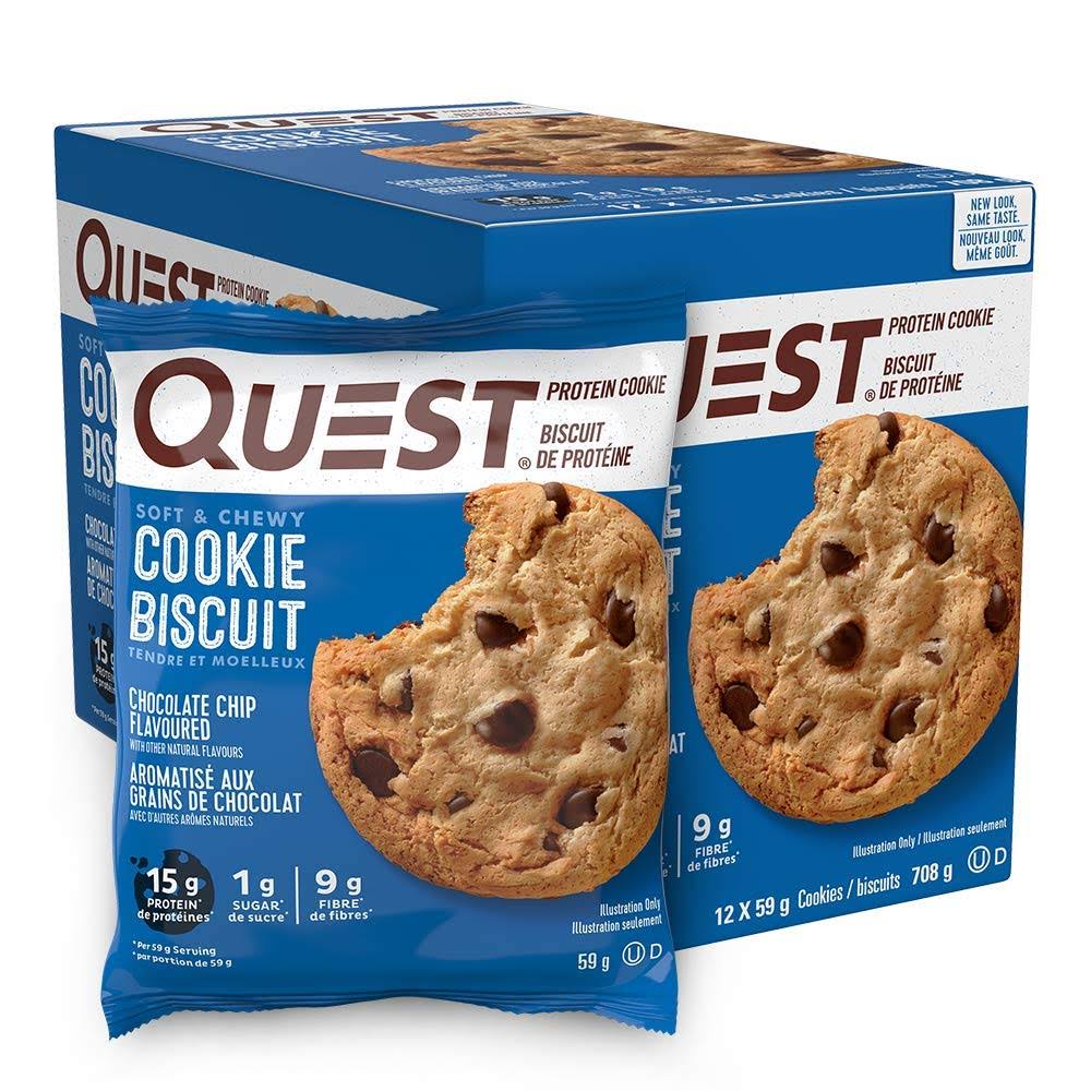 Quest Nutrition Cookie Chocolate Chip 12 Box