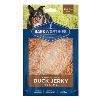 Barkworthies Duck Jerky Dog Treats - 4 oz.