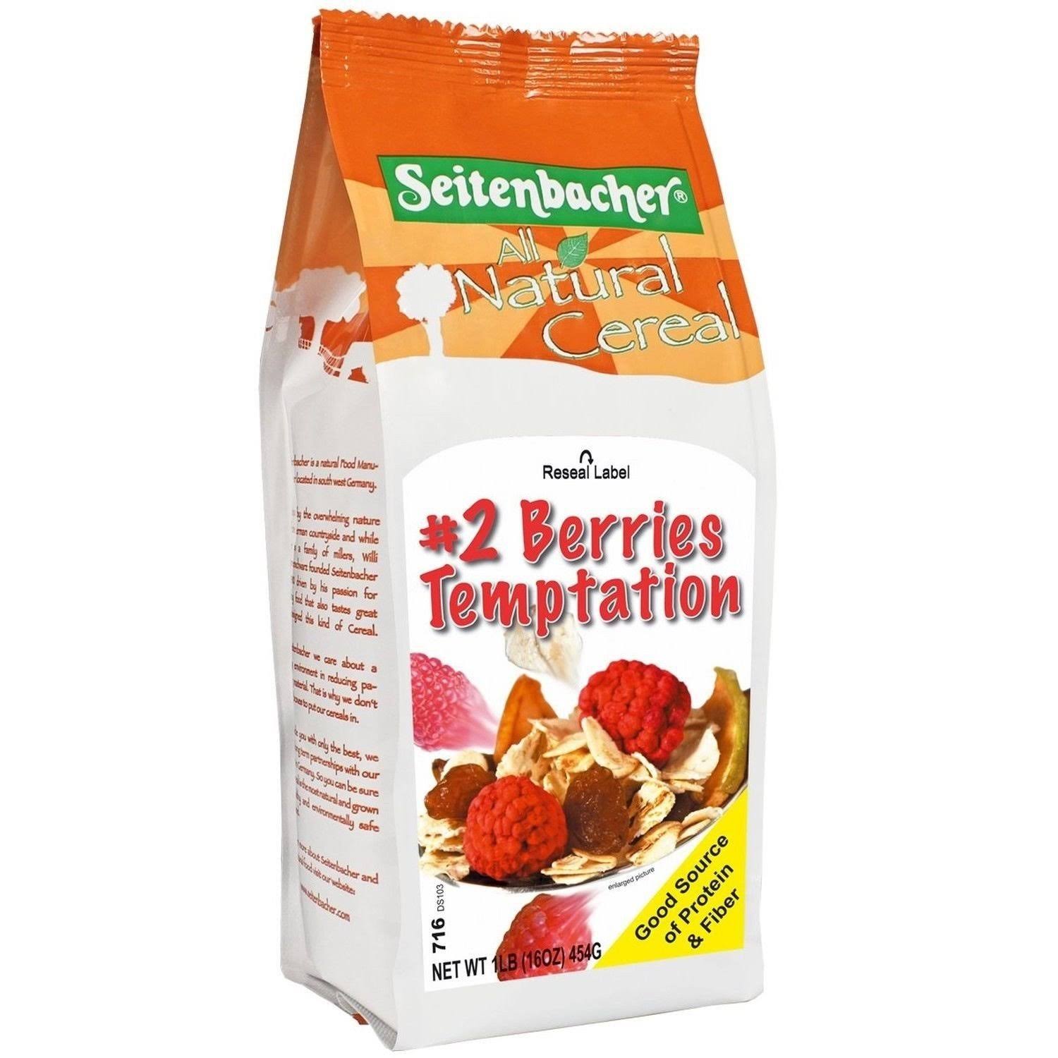 Seitenbacher, Muesli No2 Berries Temptation, 16 Ounce
