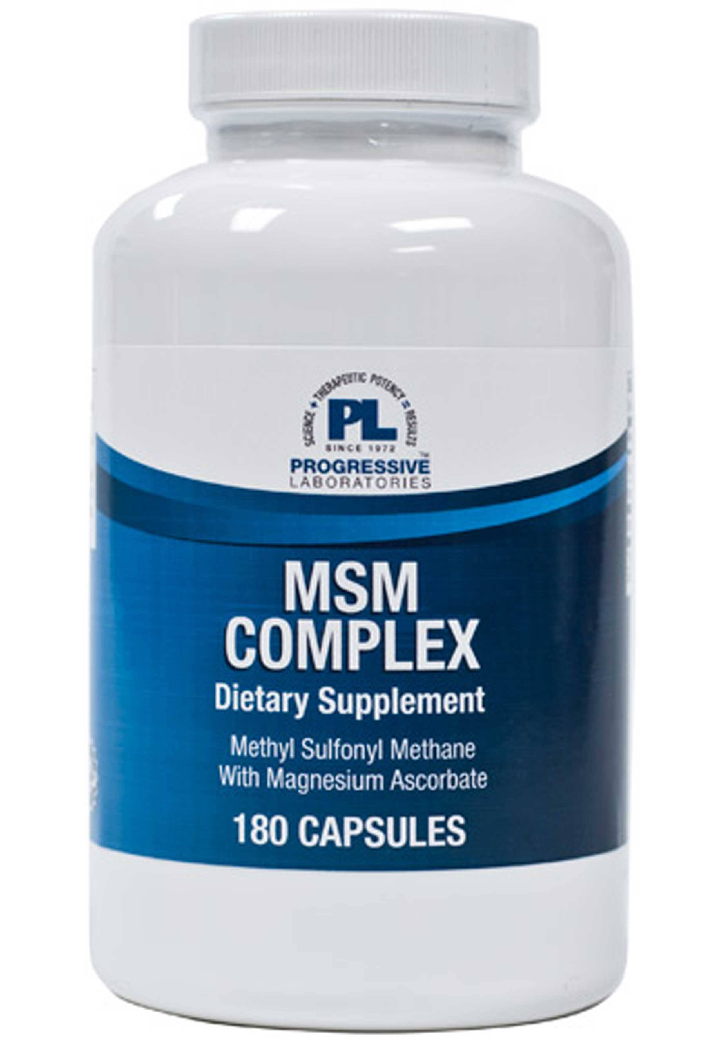 Progressive Labs MSM Complex Dietray Supplement - 180ct