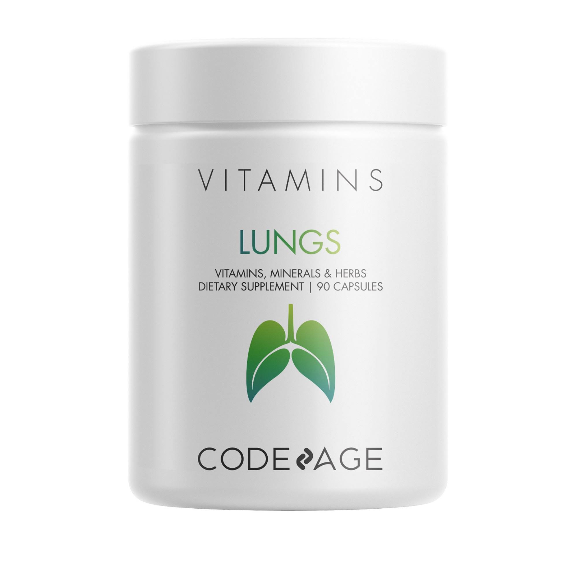 CodeAge Lungs Vitamins - 90 Capsules