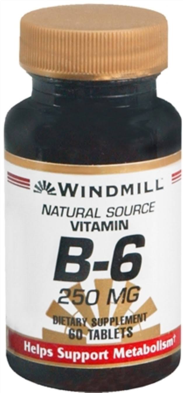 Windmill Vitamin B-6 - 250mg, 60 Tablets