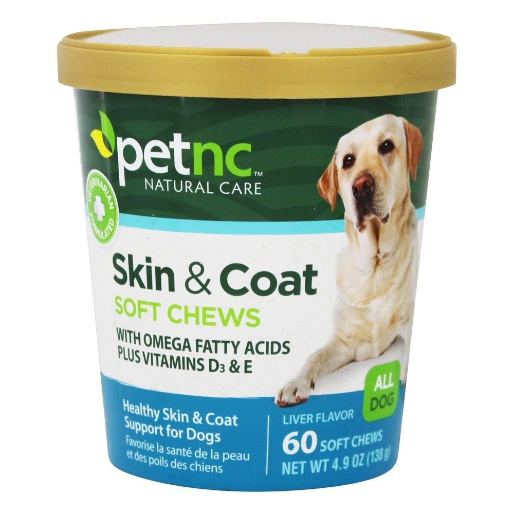 Petnc Natural Care Skin & Coat Soft Chews - 60 Soft Chews - 138g