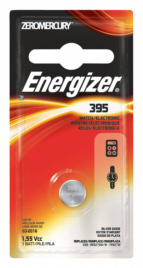 Energizer Zeromercury Battery - Silver Oxide, 395