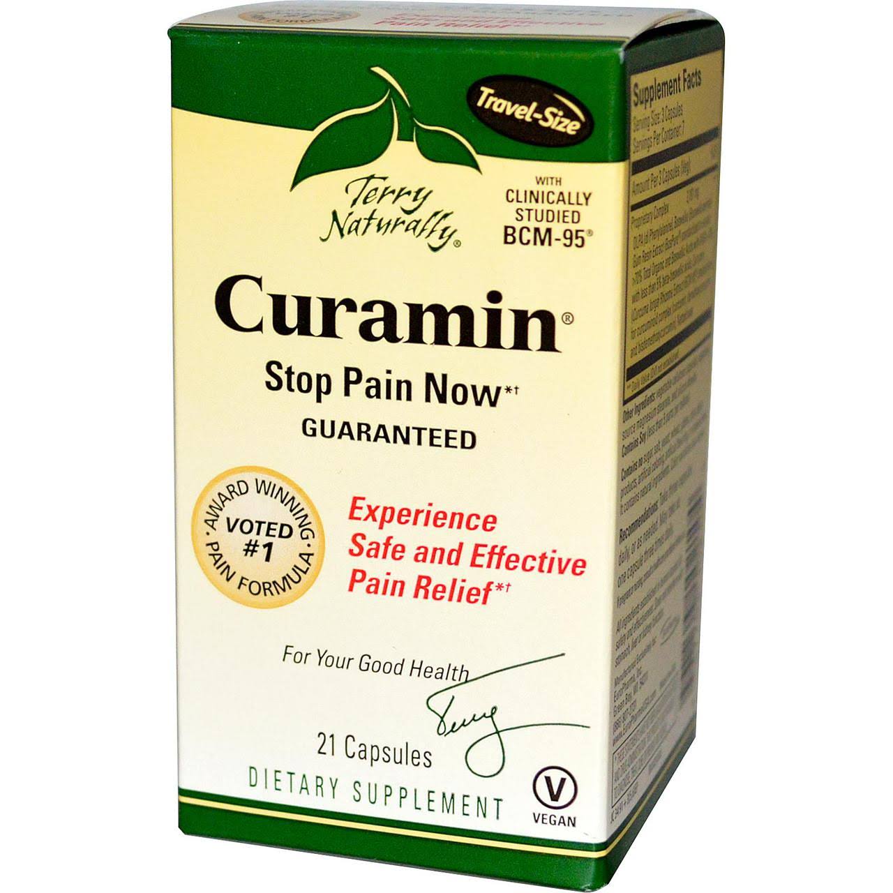 Terry Naturally Curamin Dietary Supplement - 21 Capsules