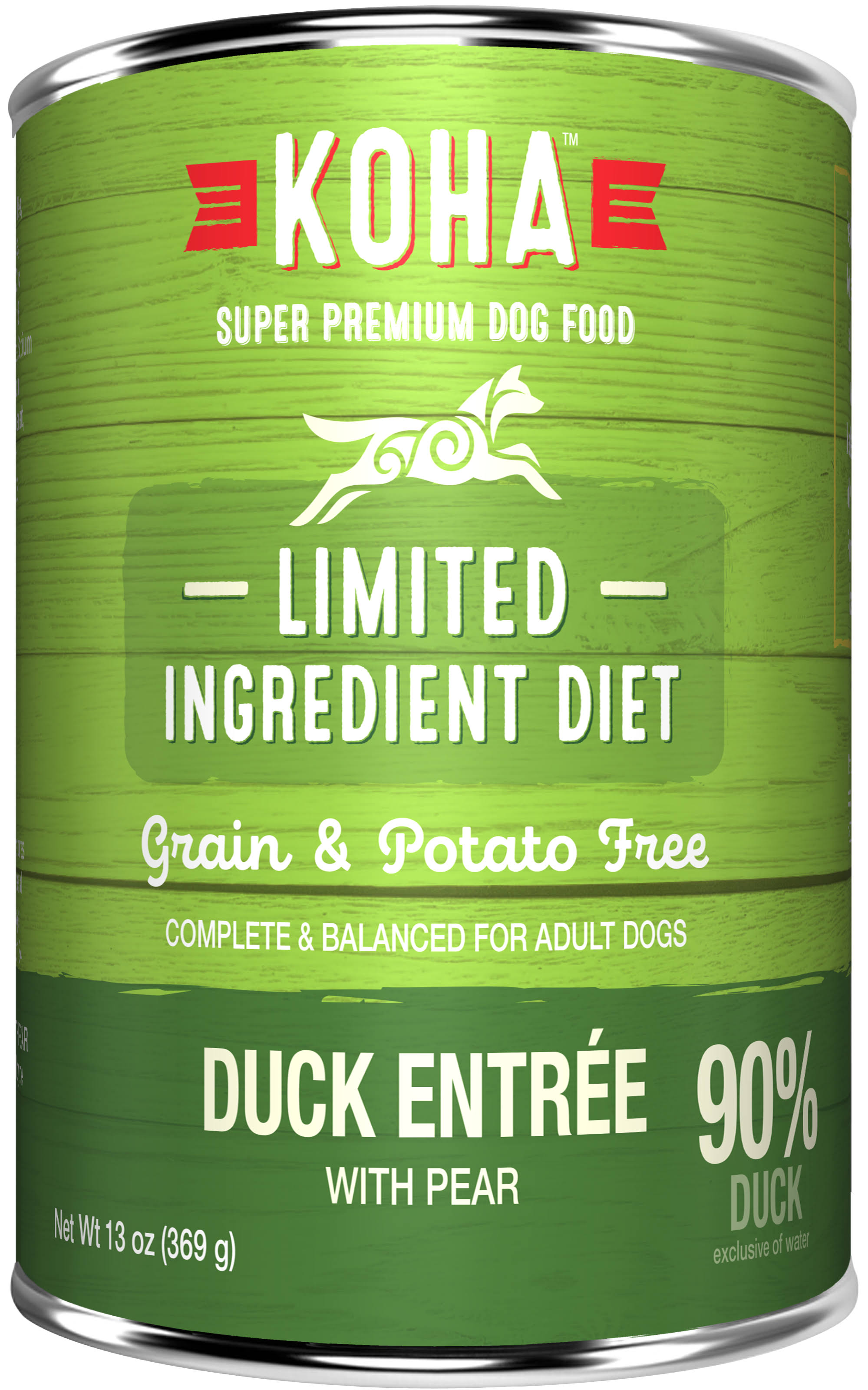 KOHA Limited Ingredient Dog Food - Duck Entrée - Individual 13 oz.