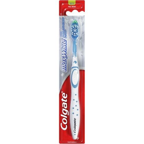 Colgate Max White Full Head Toothbrush - Medium