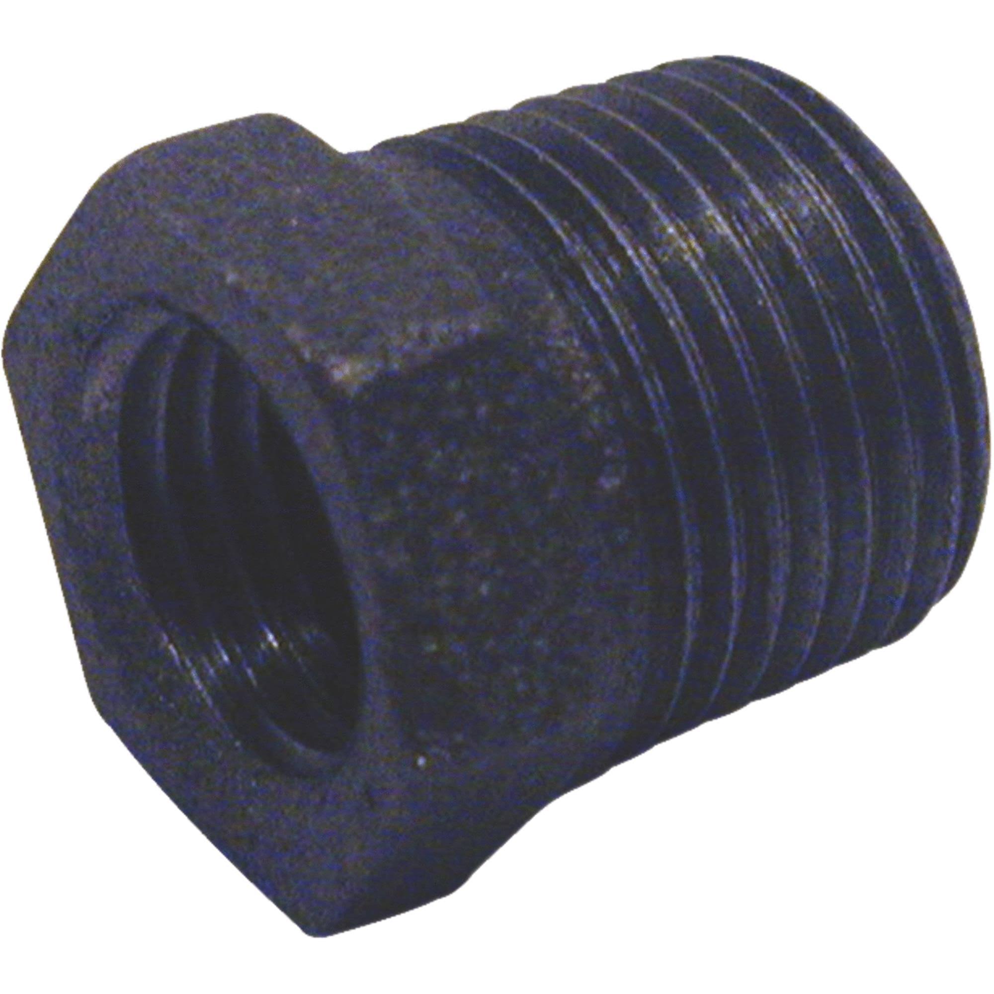 Mueller Global Malleable Iron Bushing - MPT x FPT, Black, 1-1/4" x 1/2"