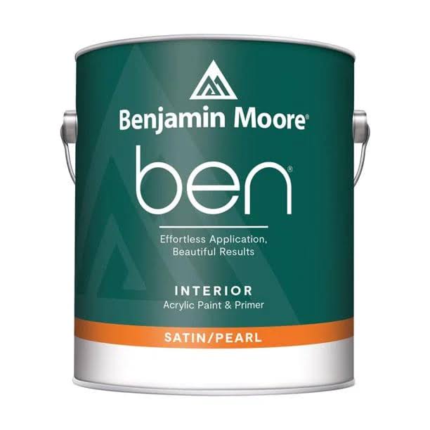 Benjamin Moore Ben Interior Paint Satin/Pearl 1x Base Gallon