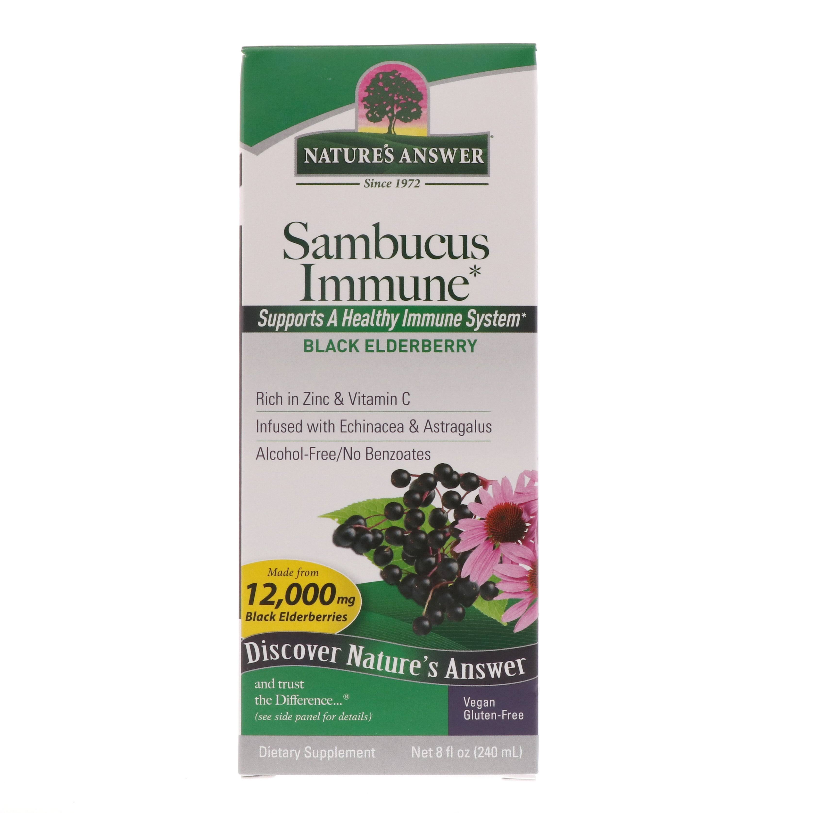 Nature's Answer Sambucus Immune Herbal Supplement - 8oz