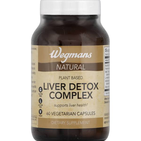 Wegmans Liver Detox Complex, Natural, Vegetarian Capsules - 60 capsules