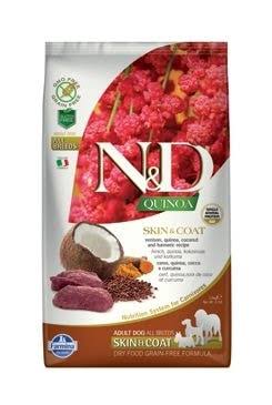 Farmina Natural and Delicious Quinoa Skin and Coat Venison Dry Dog Food - 2.5kg