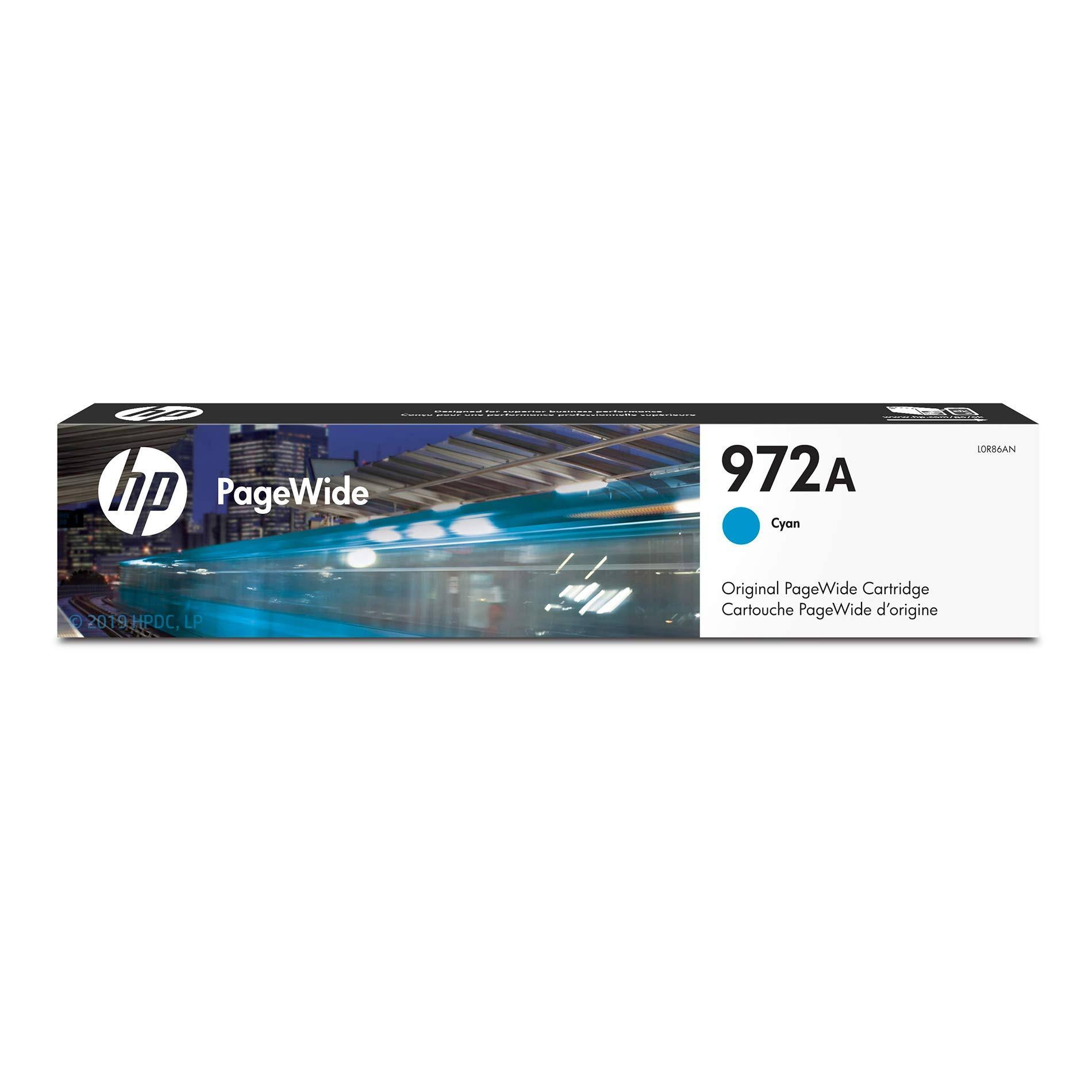 HP 972A - Cyan - Original - PageWide - Ink Cartridge L0R86AN