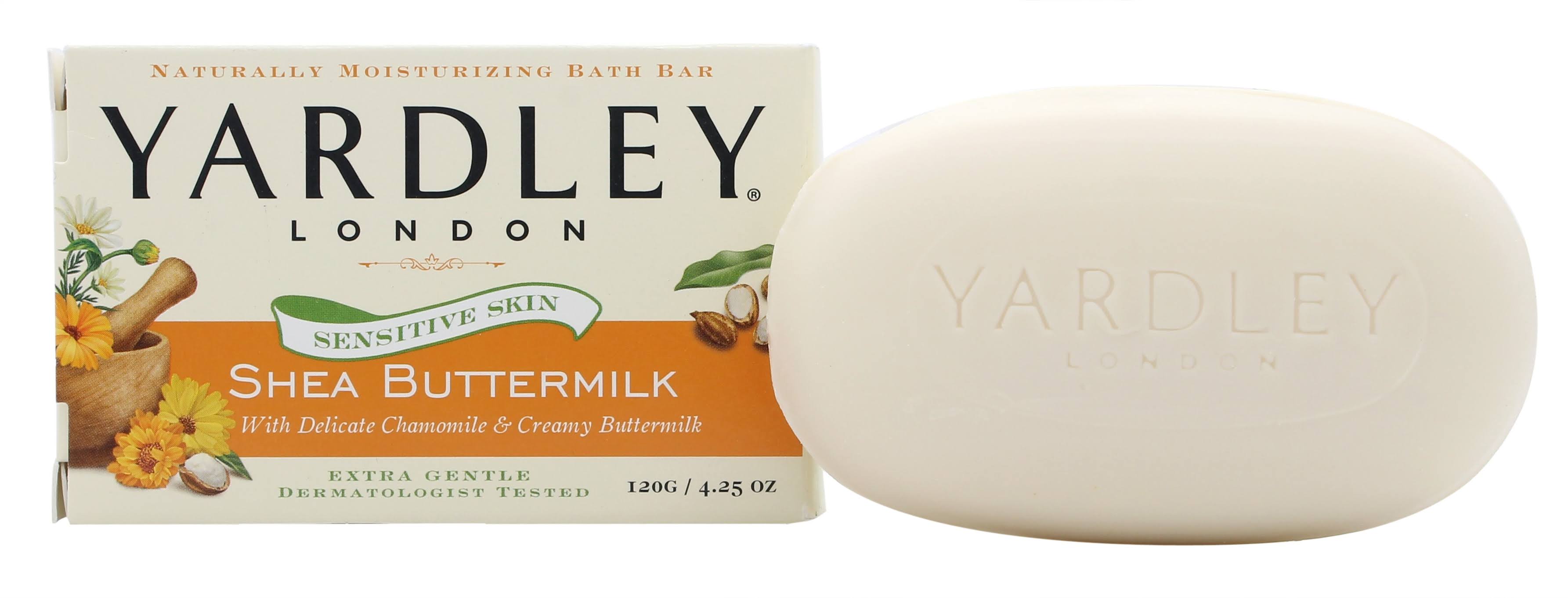 Yardley London Sensitive Skin Shea Buttermilk Bar Soap