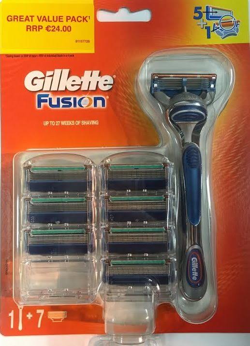 Gillette Fusion5 Men's Razor - 7 Blades Refills