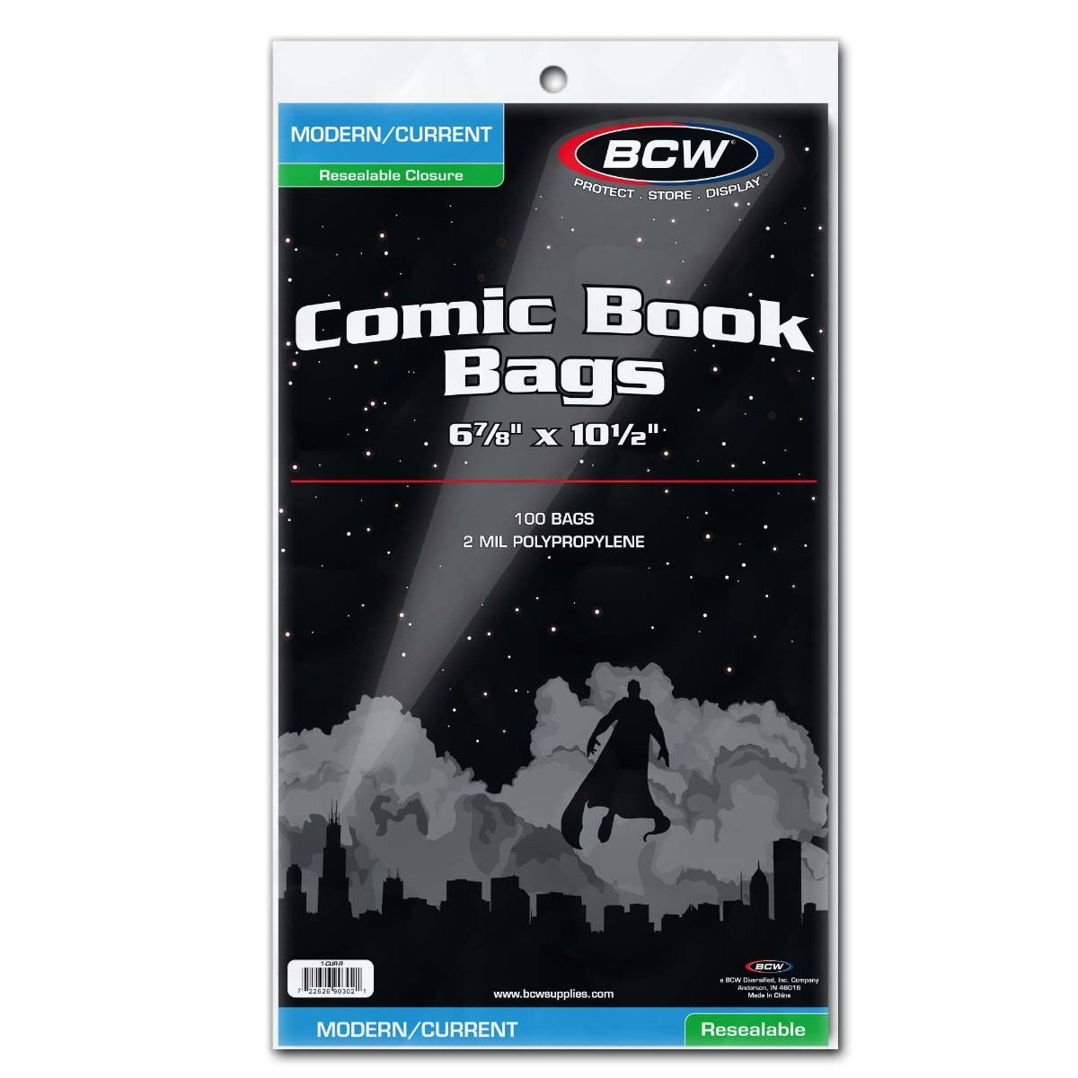 BCW Current Resealable Comic Book Bags - 100 Count