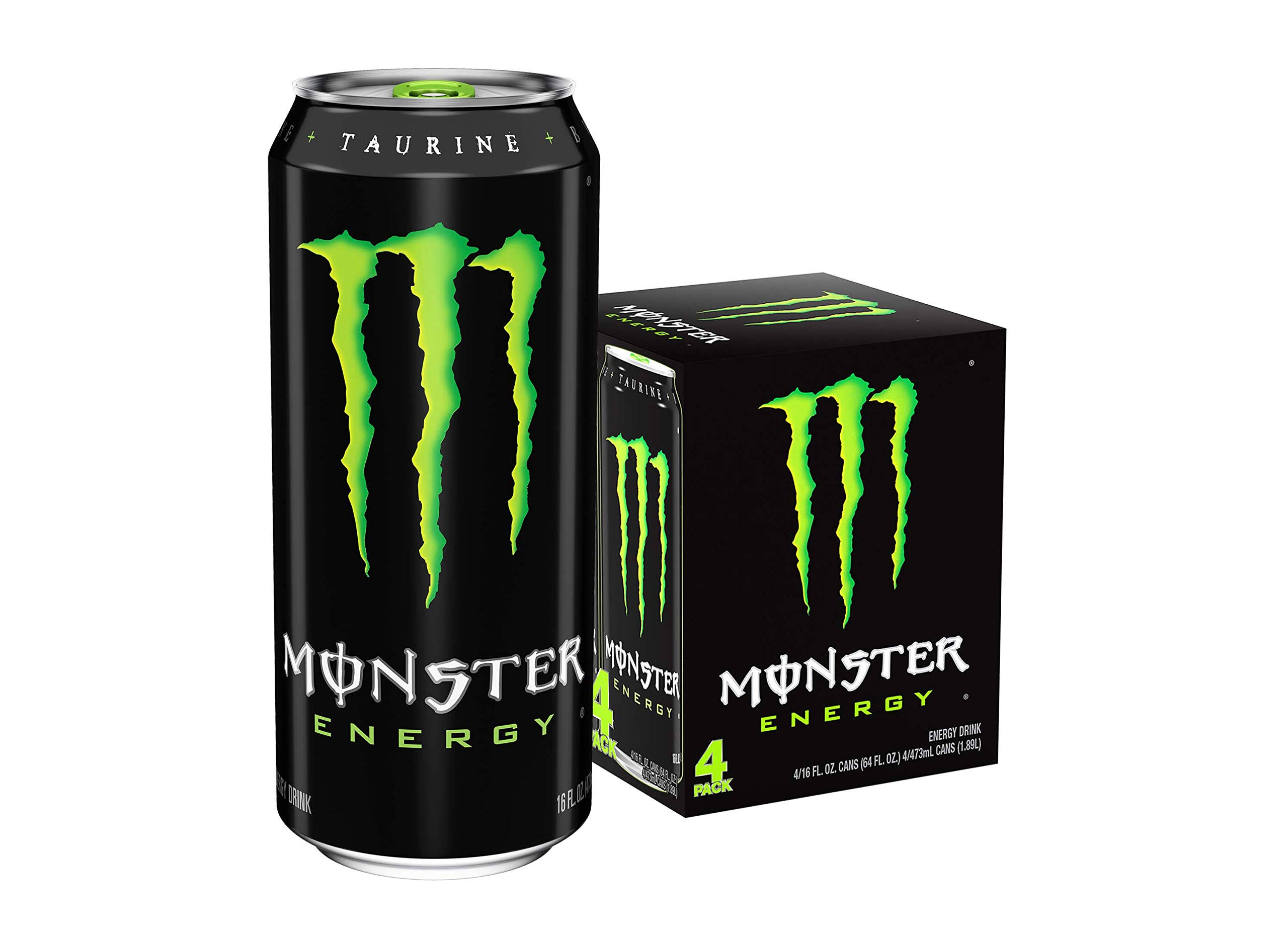 Monster Energy Drink - 4ct, 16oz