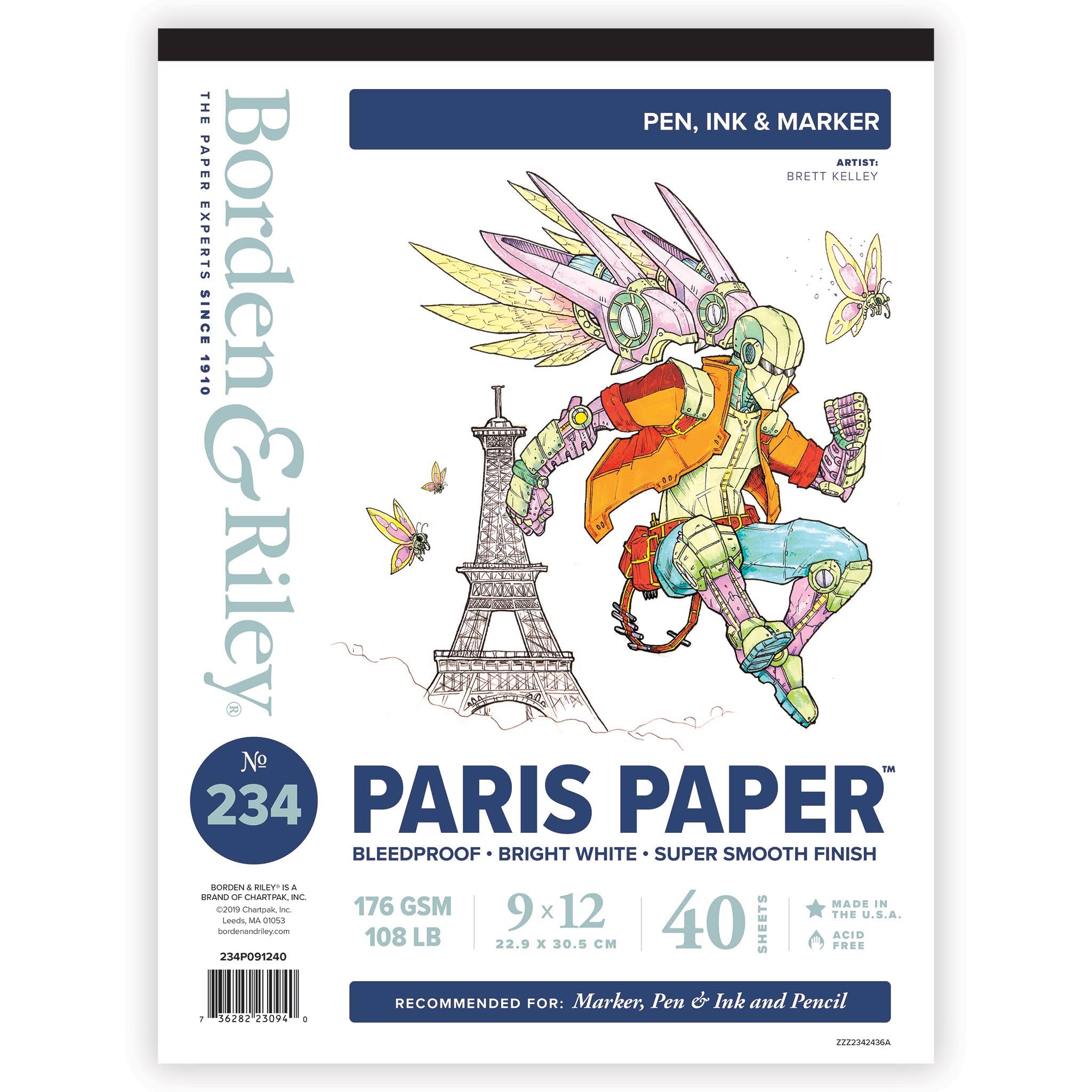 Borden & Riley #234 Paris Paper for Pens Pad