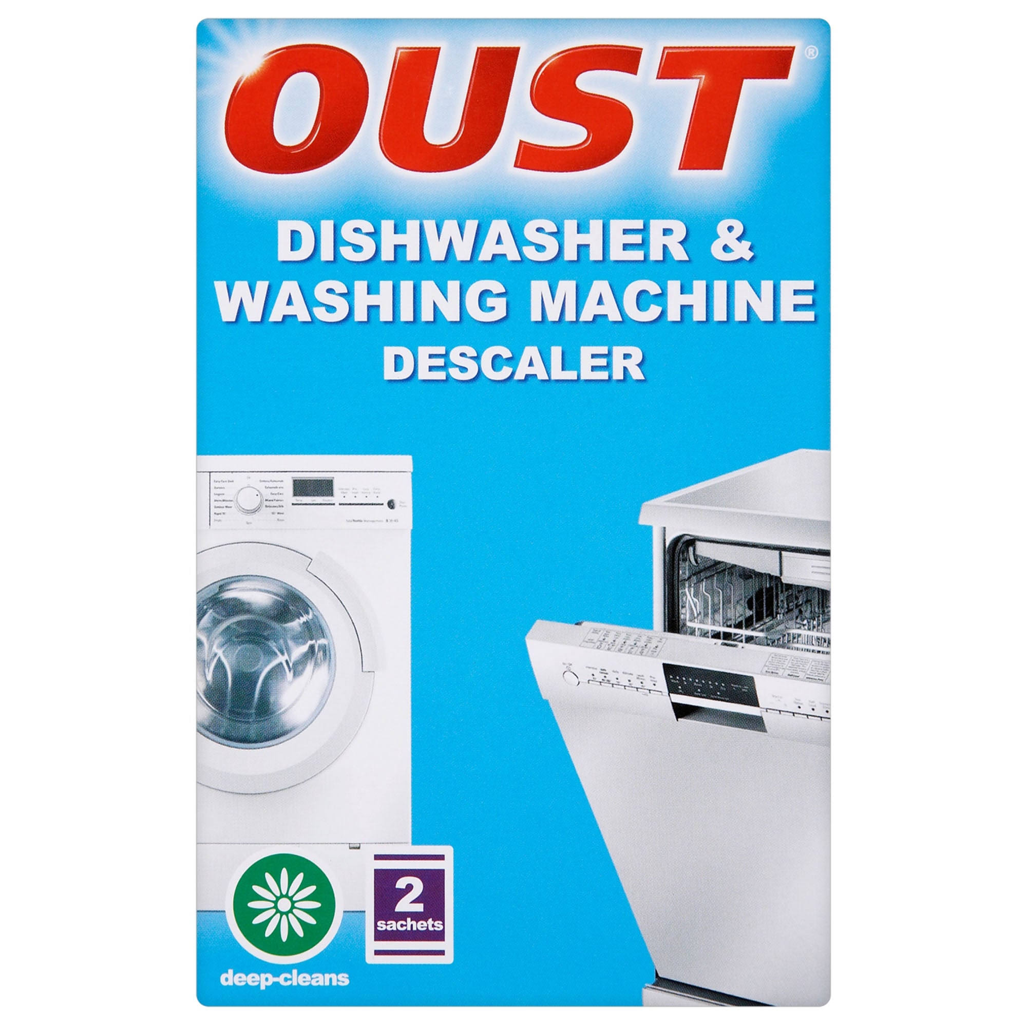 Oust Dishwasher and Washing Machine Descaler - 75g, 2pk