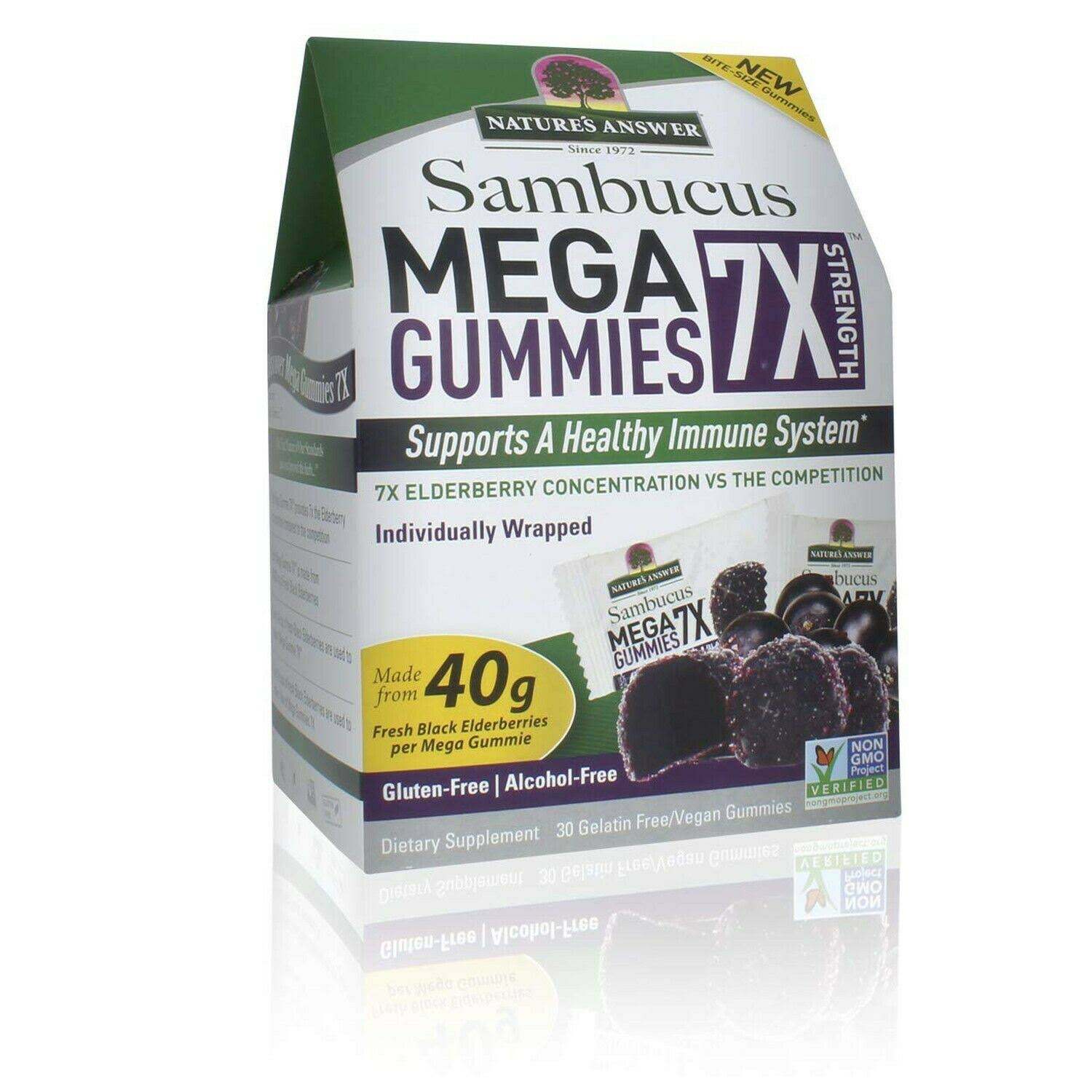 Sambucus Elderberry Gummies Herbal Supplements - 60ct