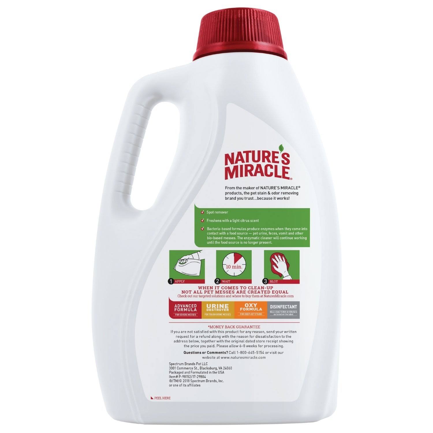 Natures Miracle Stain and Odor Remover - 1gal