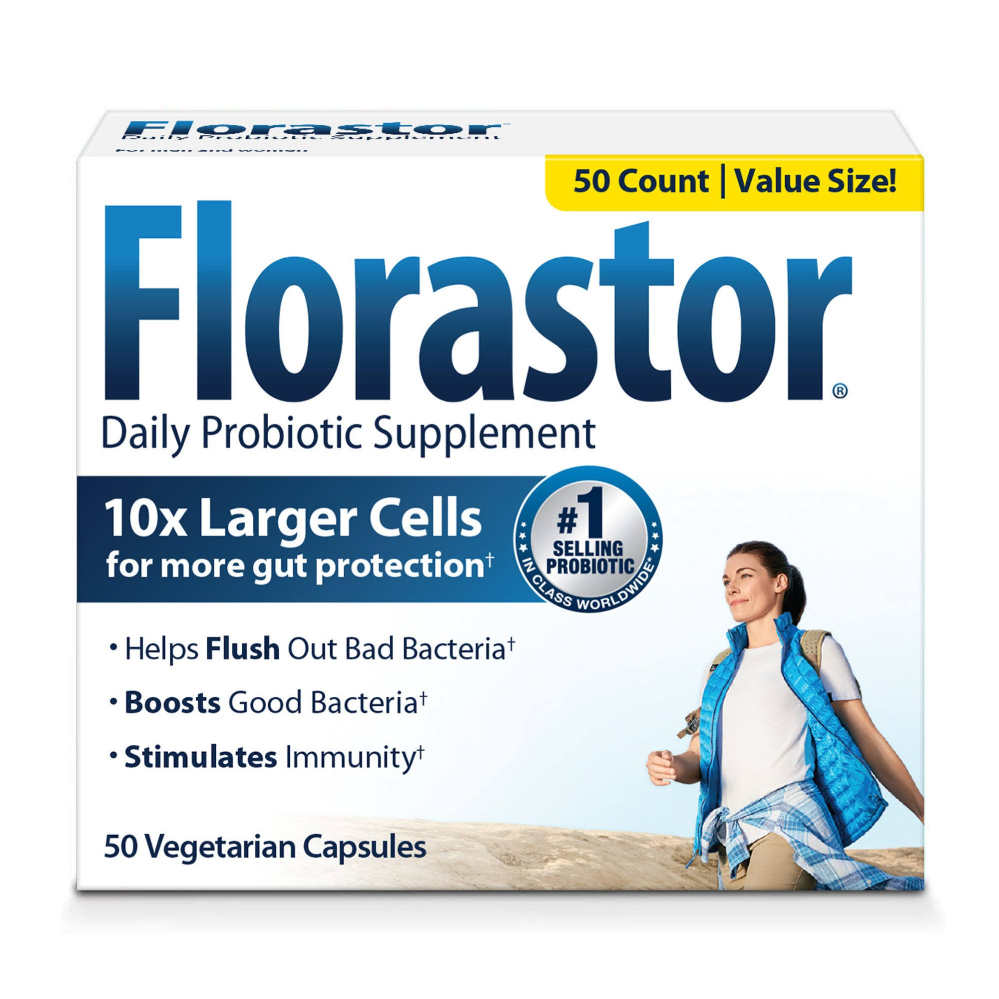 Florastor Daily Probiotic Supplement - 50pk