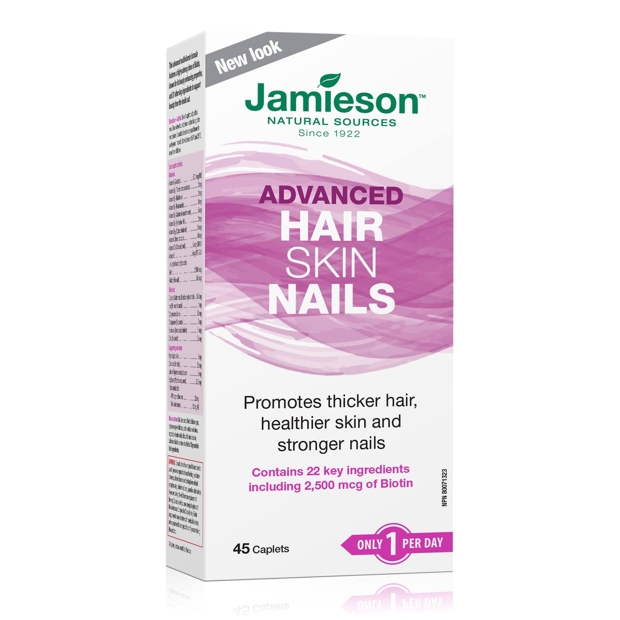 Jamieson Advanced Hair Skin Nails (45 Caplets)