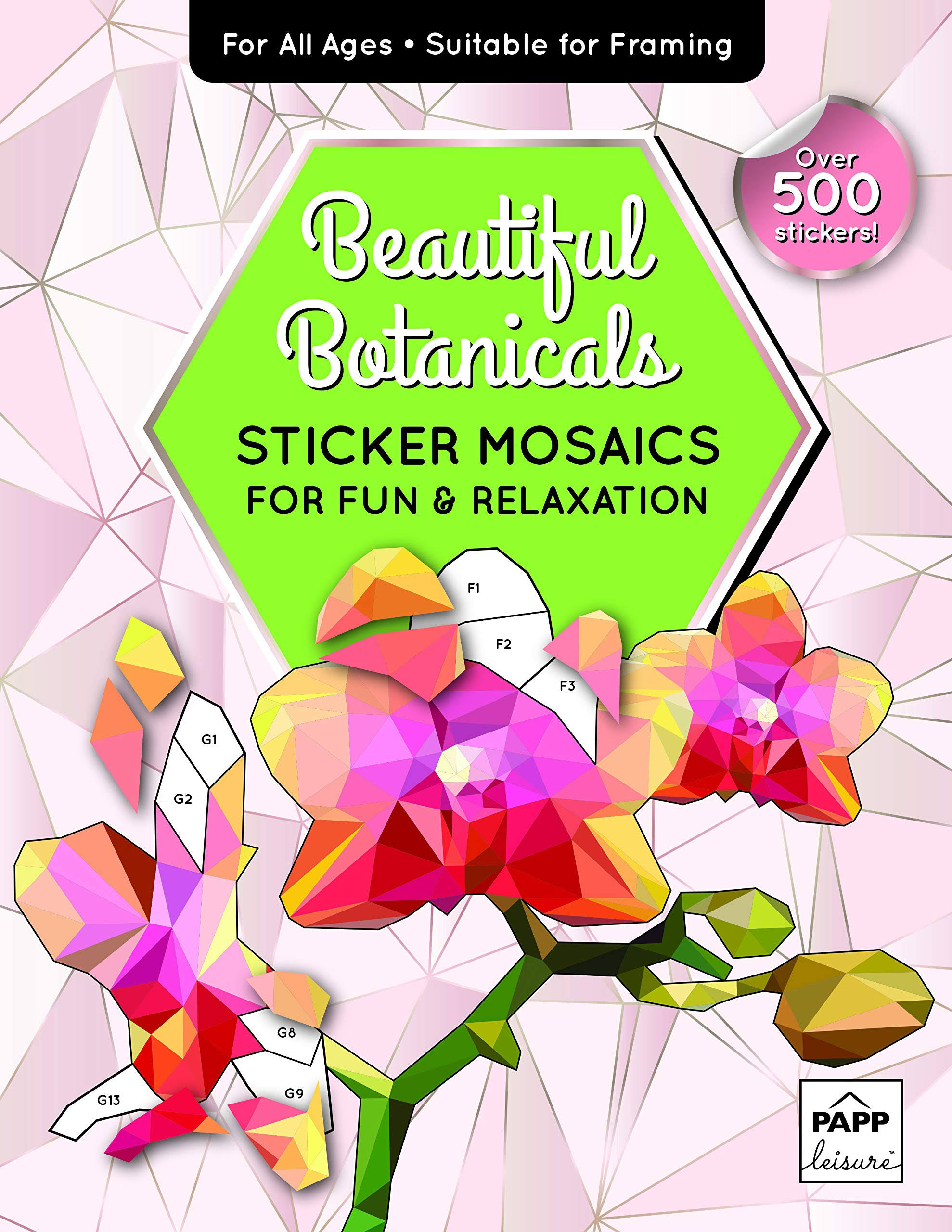 Sticker Mosaics- Beautiful Botanicals by Papp Puzzles