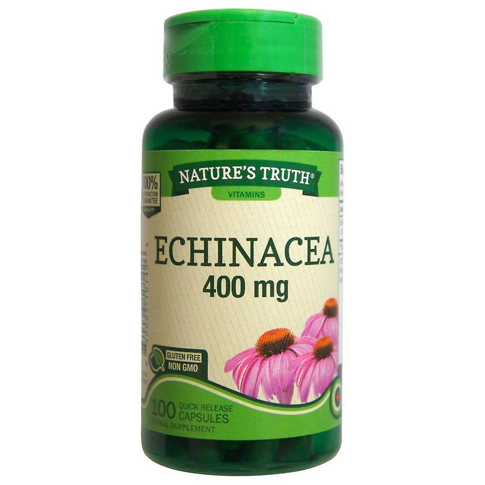 Nature's Truth Natural Whole Herb Echinacea Dietart Supplement - 400mg, 100ct