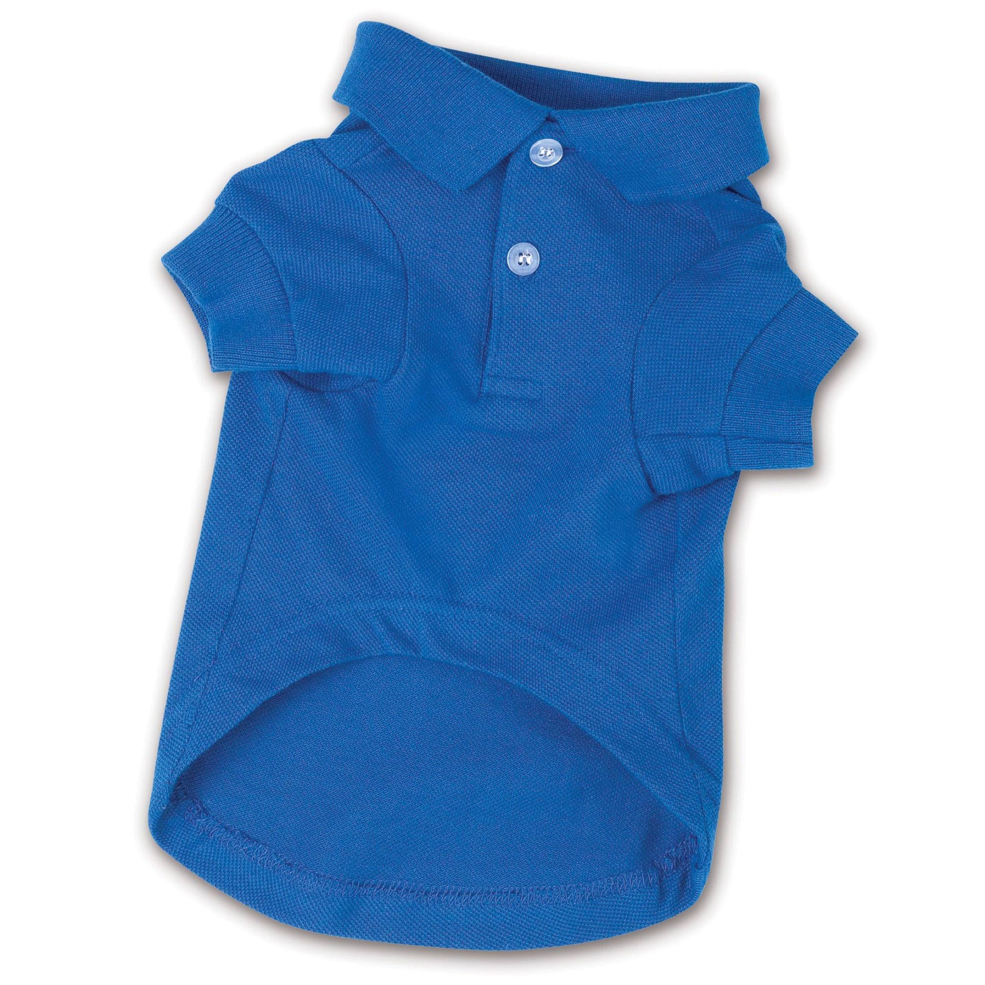 Zack & Zoey Polo Shirt - Medium - Blue