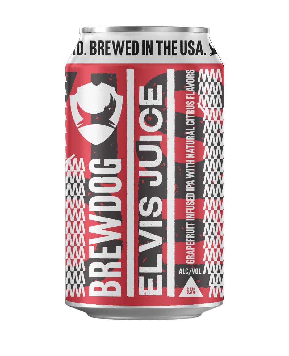 BrewDog Beer, IPA, Elvis Juice - 6 pack, 12 fl oz cans
