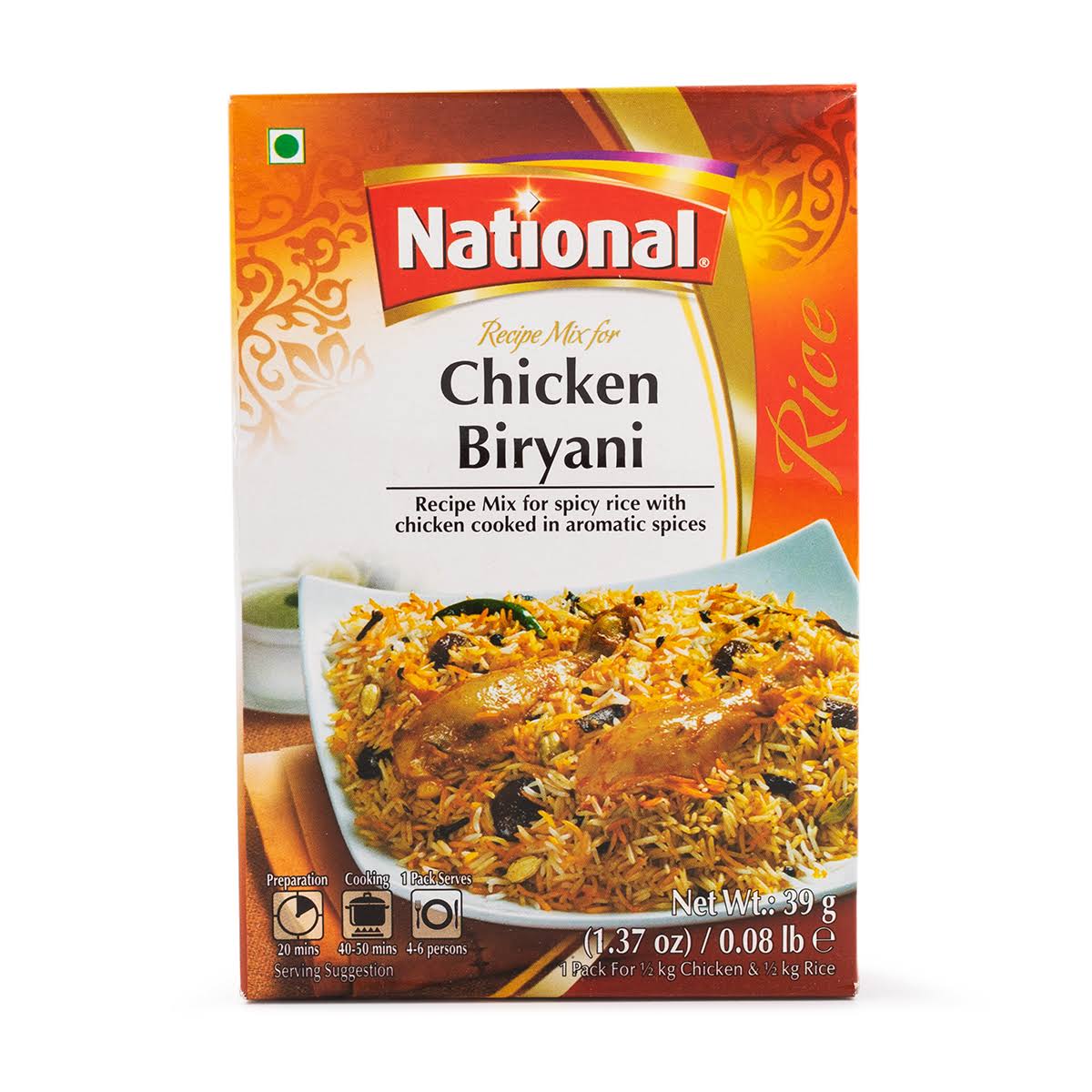 National Chicken Biryani 39g