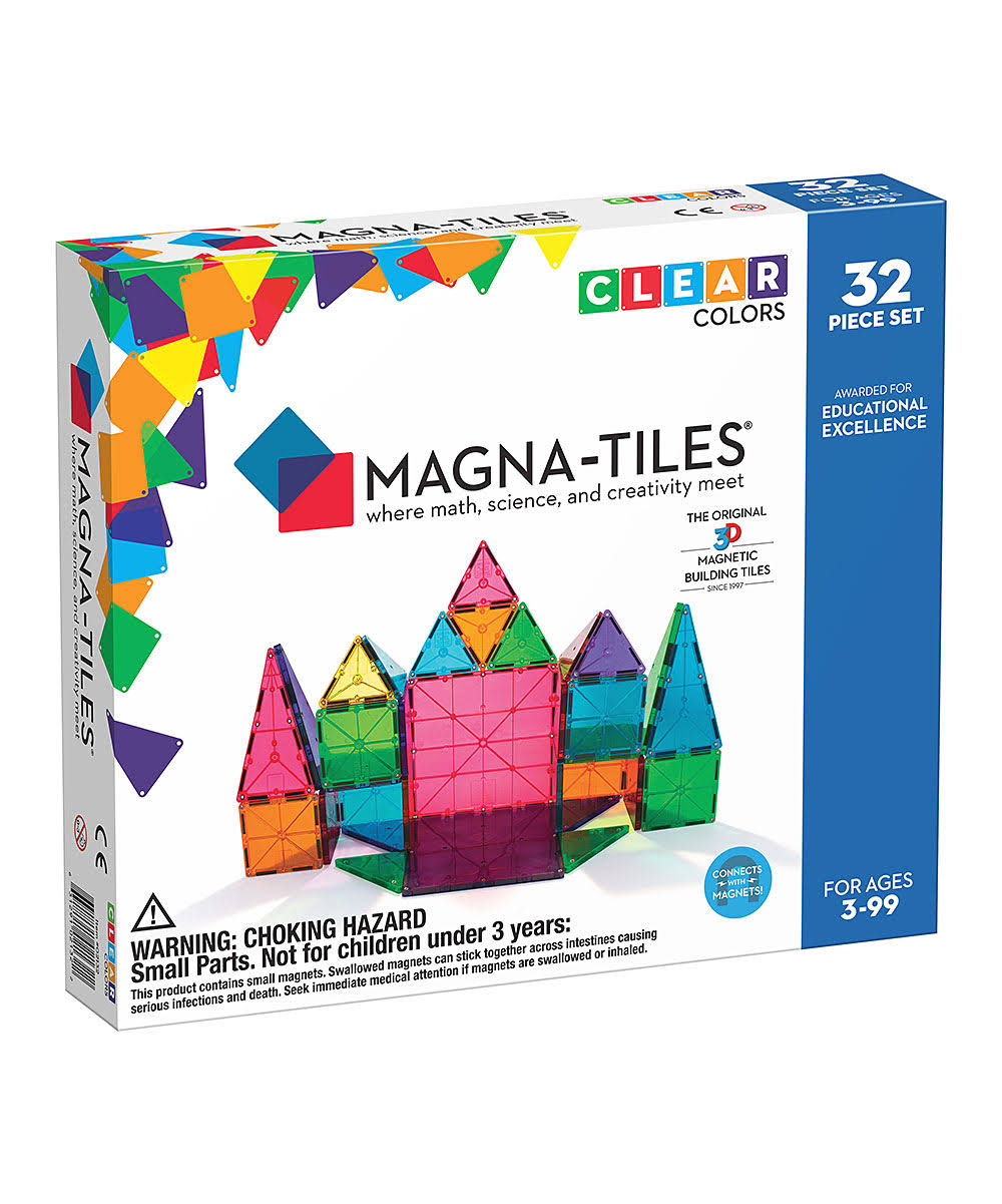 Valtech Magna-Tiles Geometric Shapes - 32 Pieces