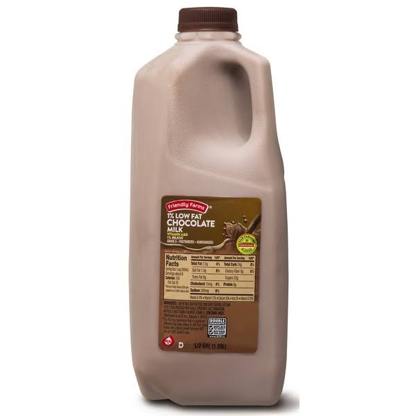 Friendly Farms Chocolate Milk - 0.5 Gal